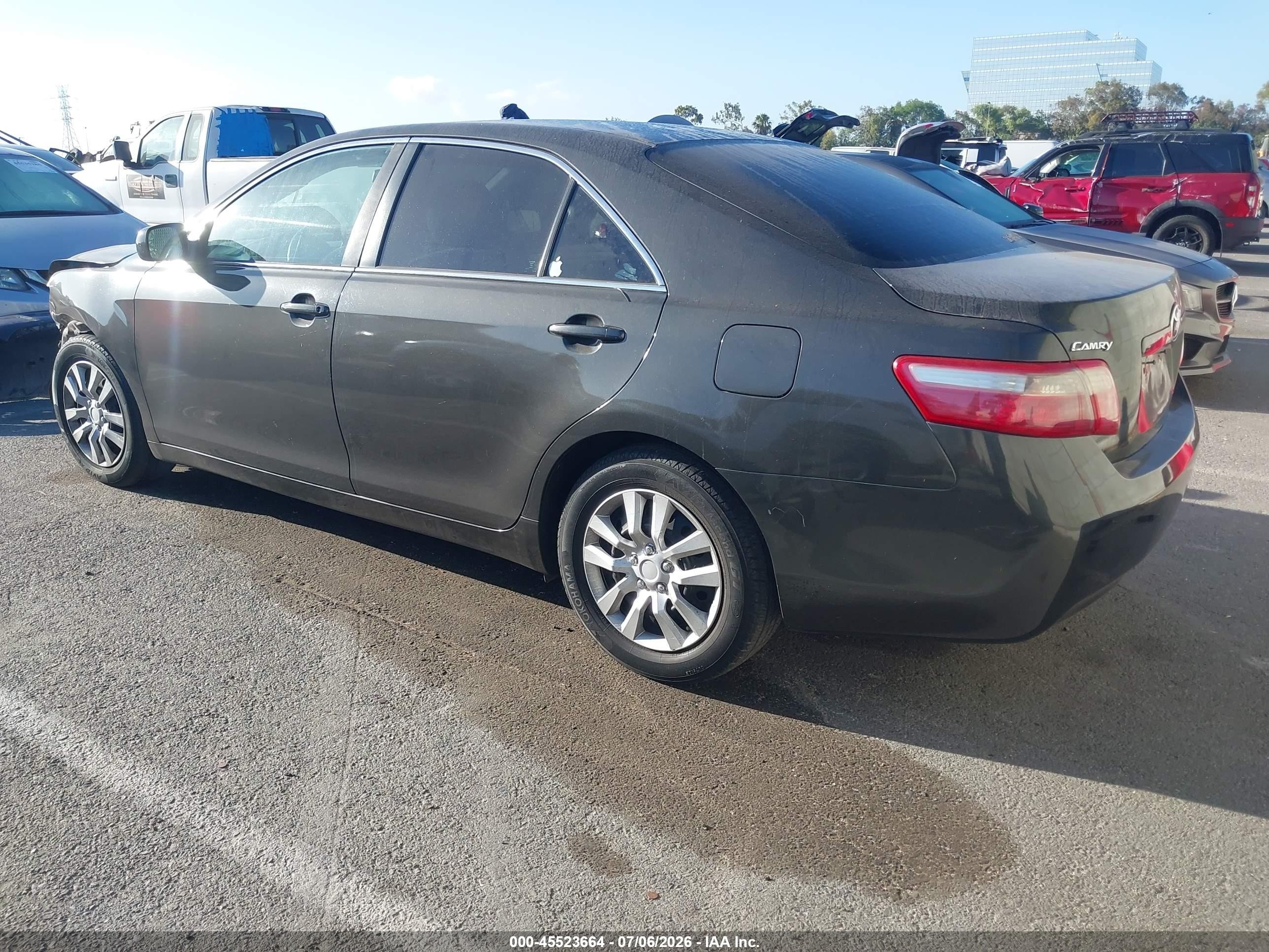 2009 Toyota Camry Le Gray vin: 4T4BE46K99R114712