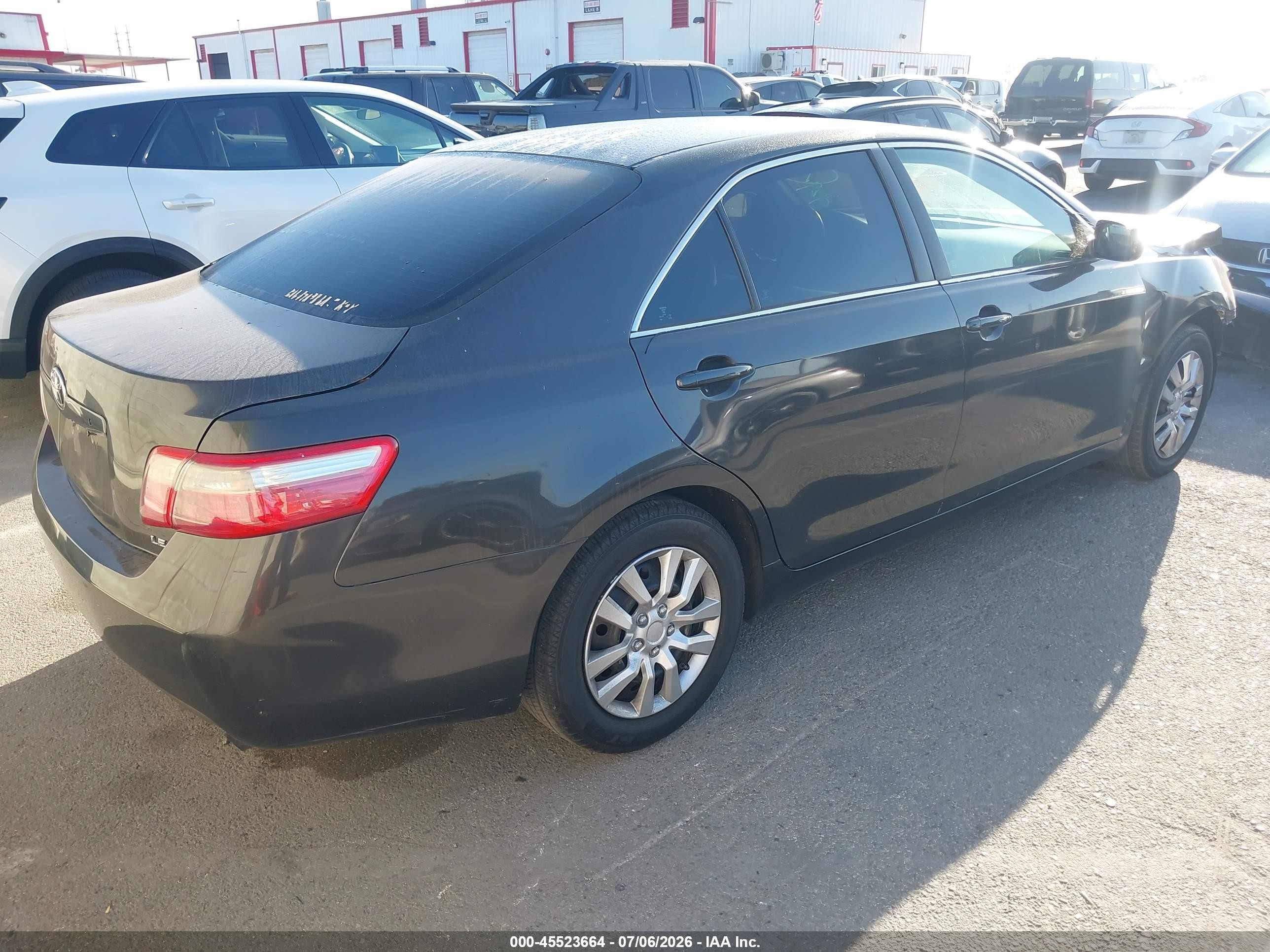 2009 Toyota Camry Le Gray vin: 4T4BE46K99R114712