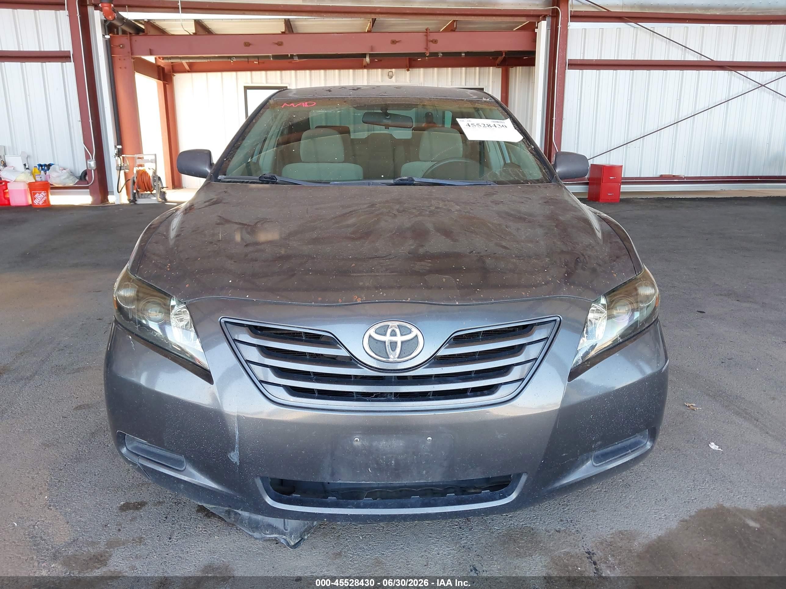2008 Toyota Camry Le Gray vin: 4T4BE46KX8R038531