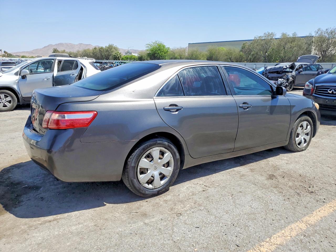 2008 Toyota Camry Le Серый vin: 4T4BE46KX8R047214