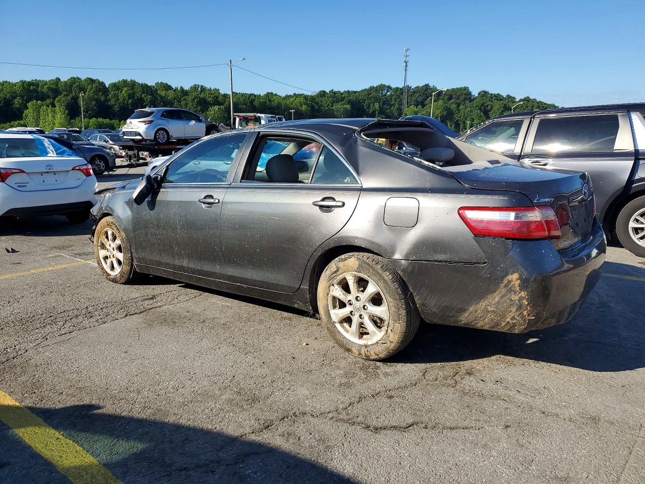 2009 Toyota Camry Le Gray vin: 4T4BE46KX9R049434