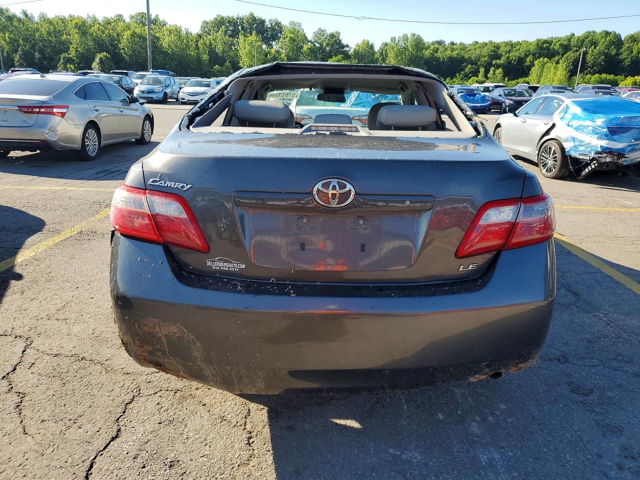 2009 Toyota Camry Le Gray vin: 4T4BE46KX9R049434