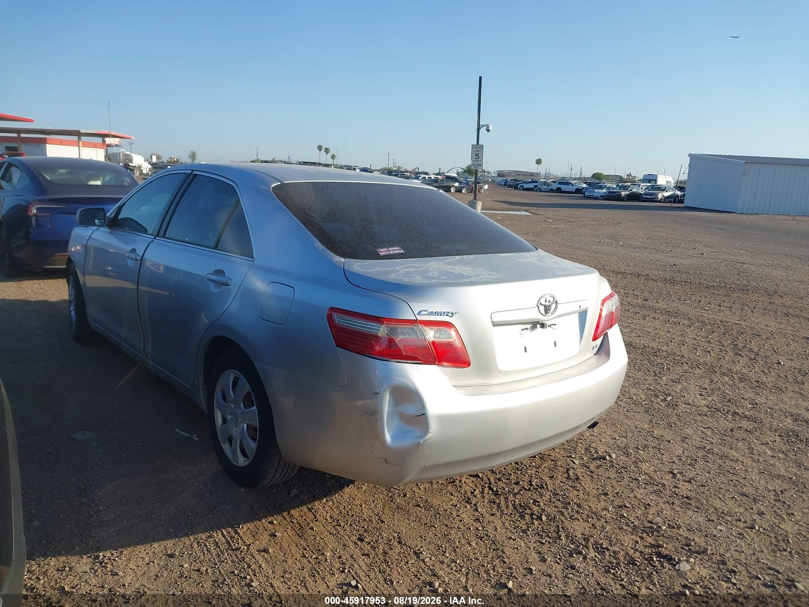 2009 Toyota Camry Le Gray vin: 4T4BE46KX9R076620