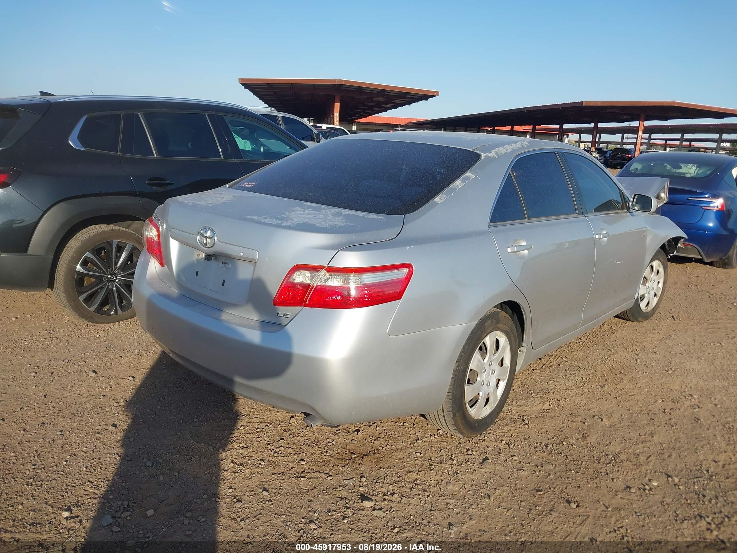 2009 Toyota Camry Le Gray vin: 4T4BE46KX9R076620