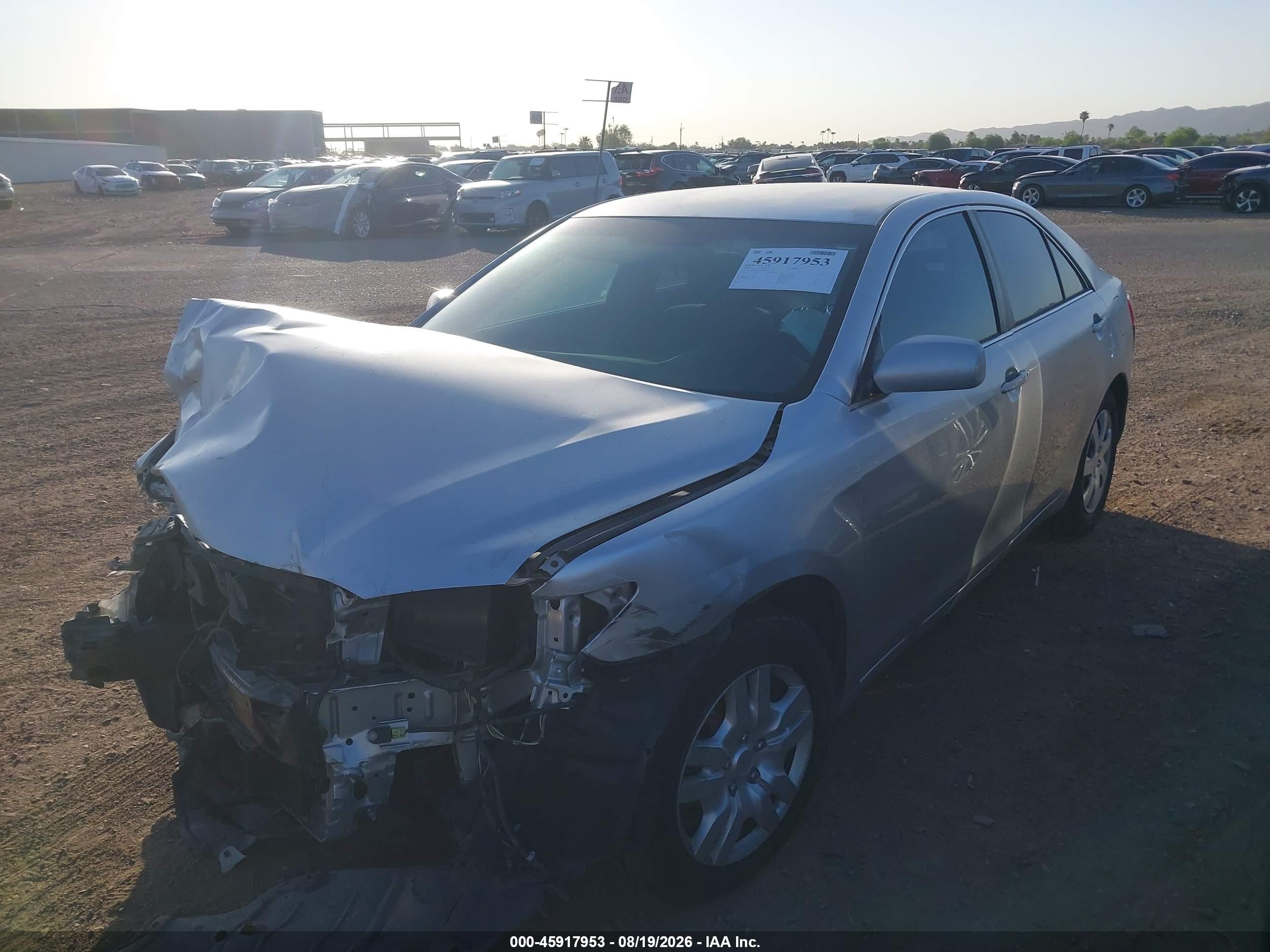 2009 Toyota Camry Le Gray vin: 4T4BE46KX9R076620