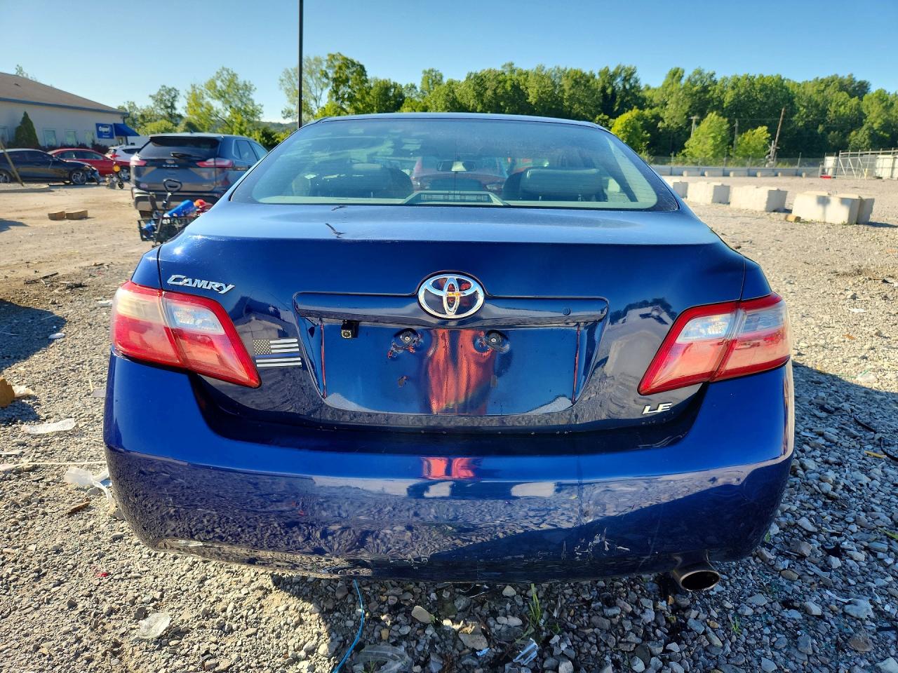 2009 Toyota Camry Le Синий vin: 4T4BE46KX9R082868