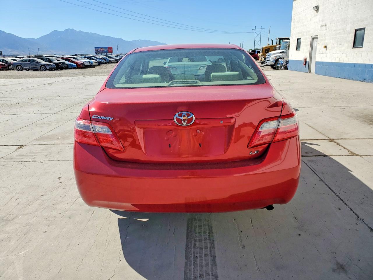 2009 Toyota Camry Le Красный vin: 4T4BE46KX9R088394