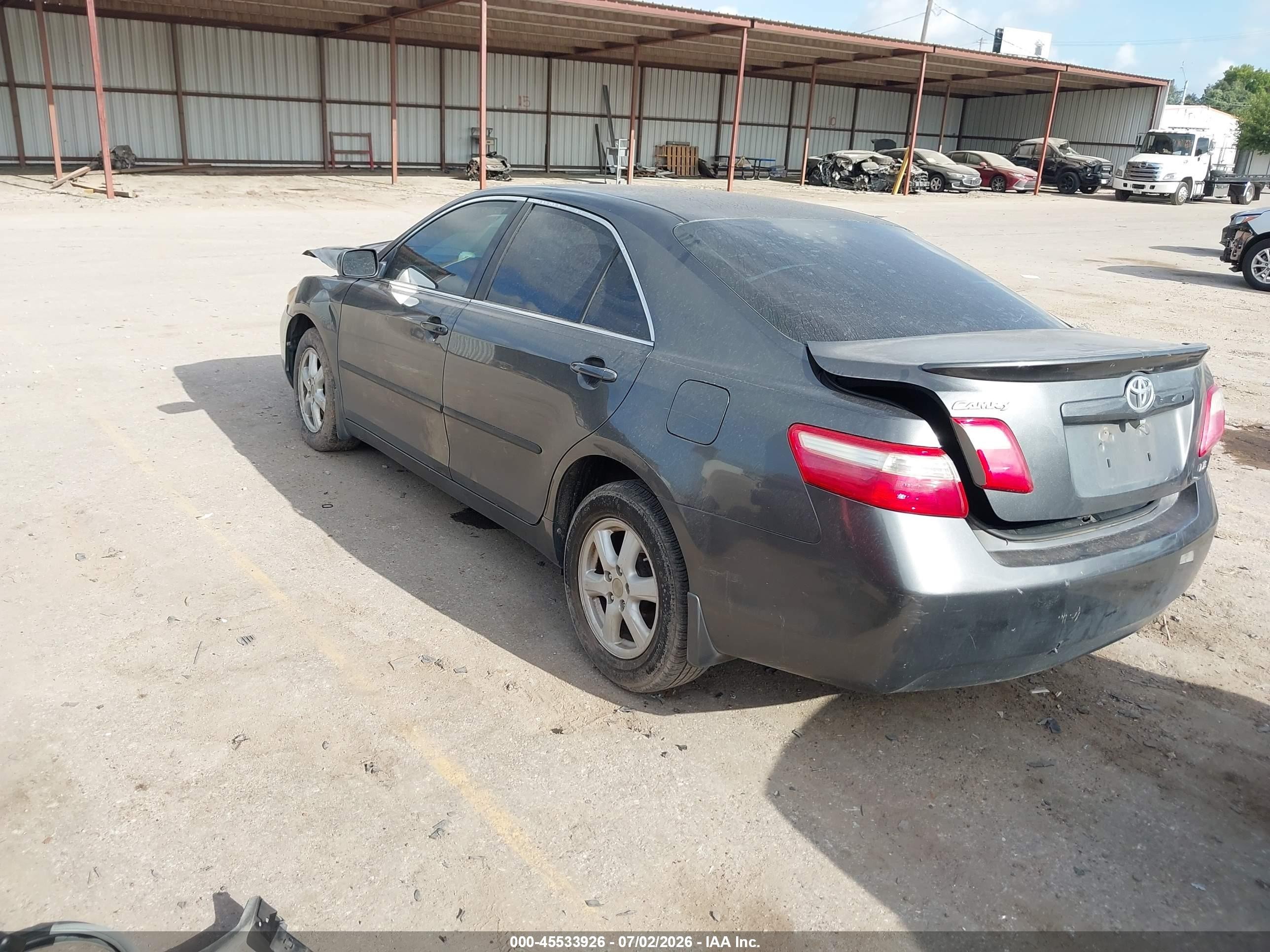 2009 Toyota Camry Le Gray vin: 4T4BE46KX9R091795