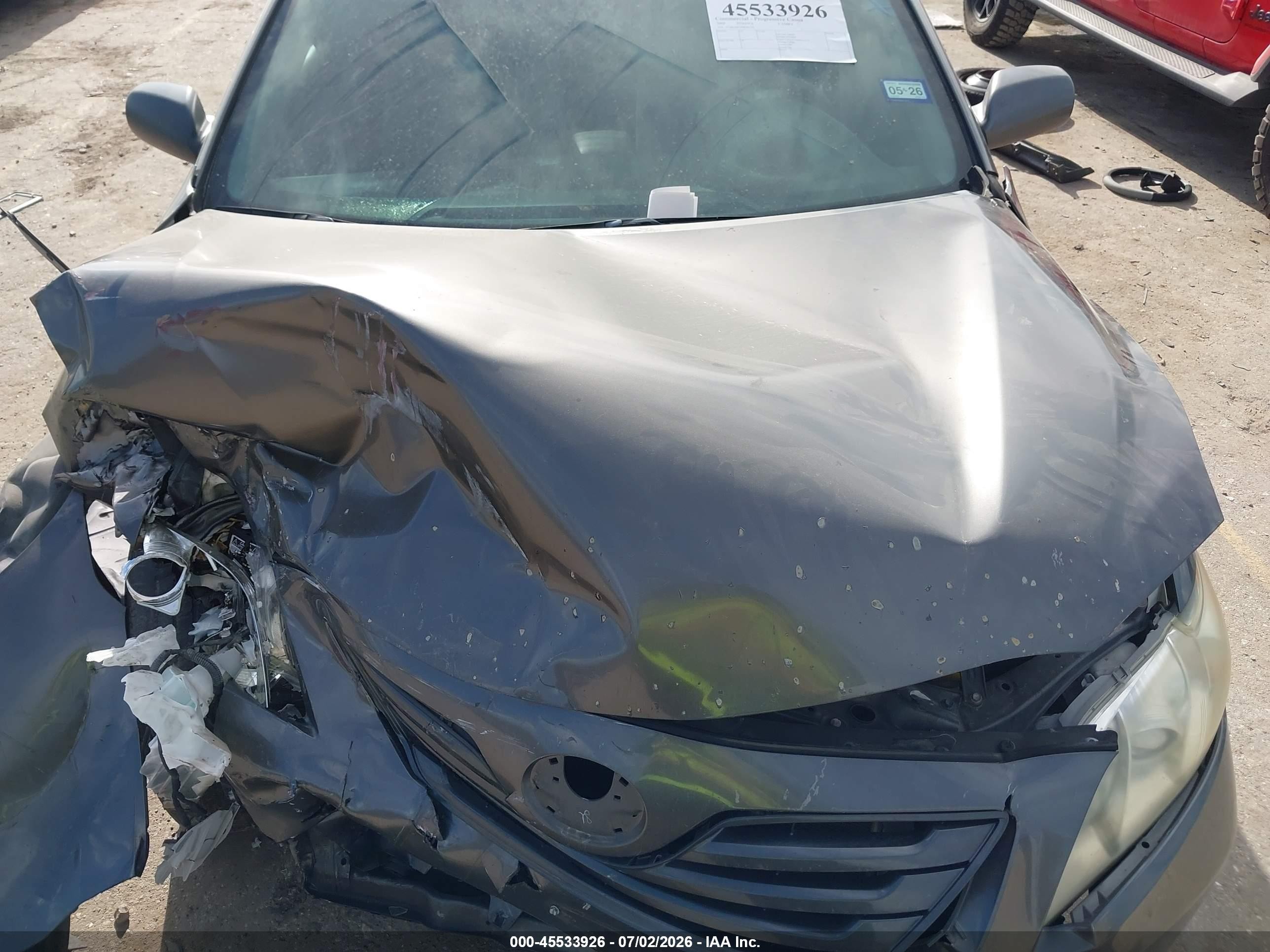 2009 Toyota Camry Le Gray vin: 4T4BE46KX9R091795