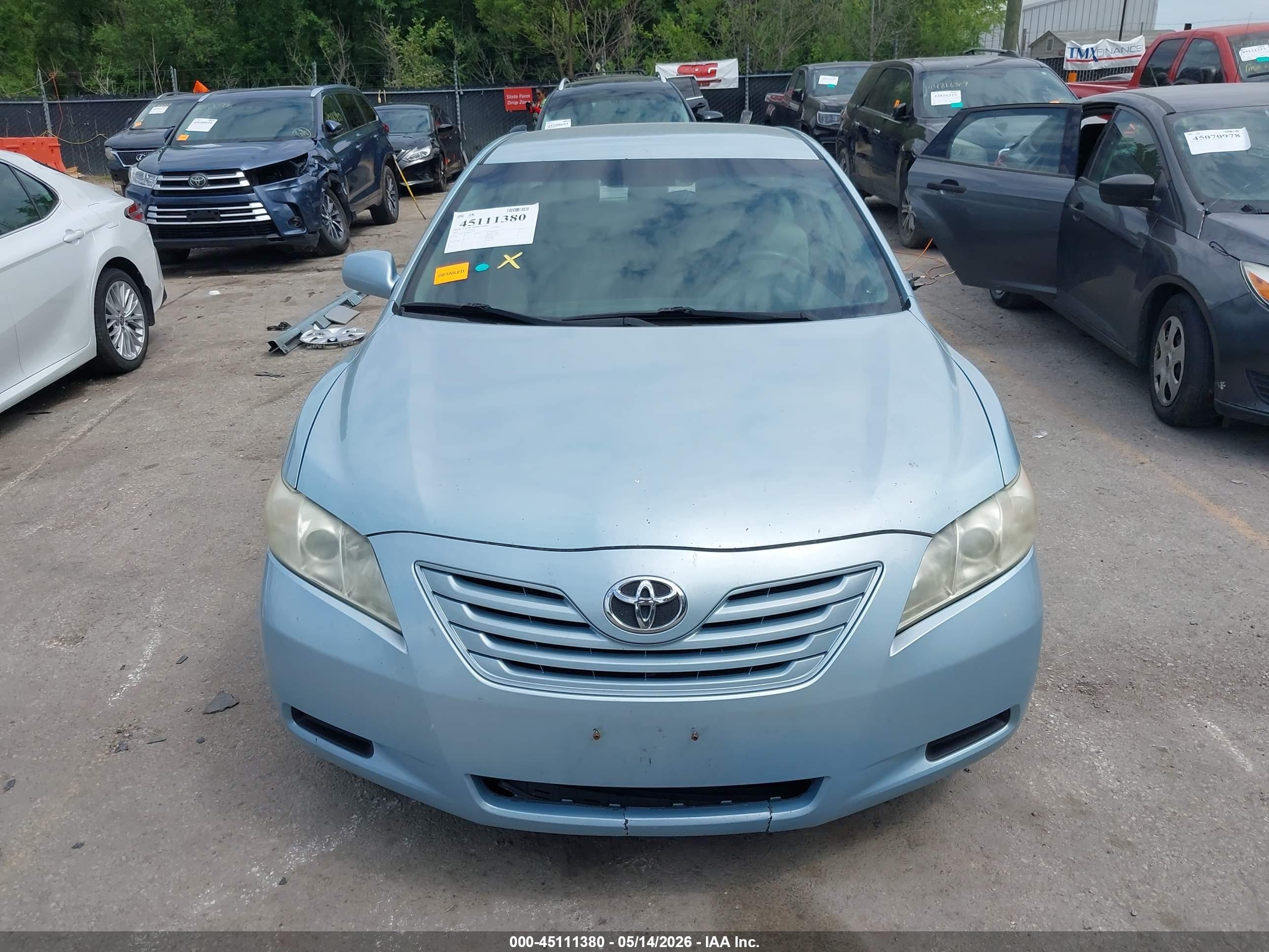 2009 Toyota Camry Le Blue vin: 4T4BE46KX9R092350