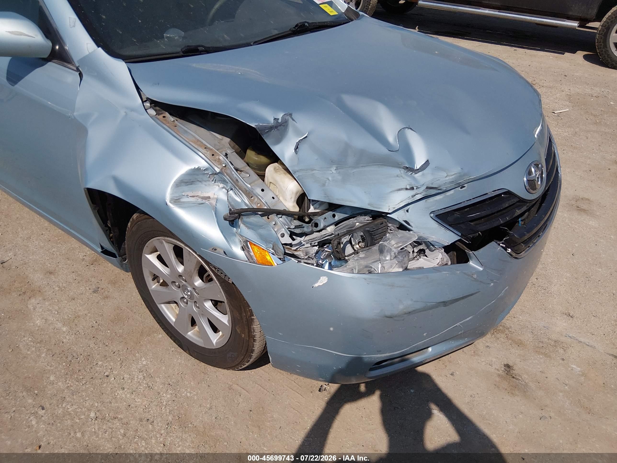 2009 Toyota Camry Xle Blue vin: 4T4BE46KX9R102181
