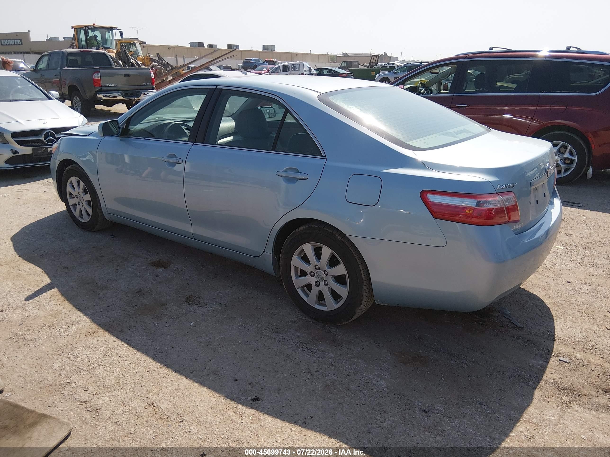 2009 Toyota Camry Xle Blue vin: 4T4BE46KX9R102181