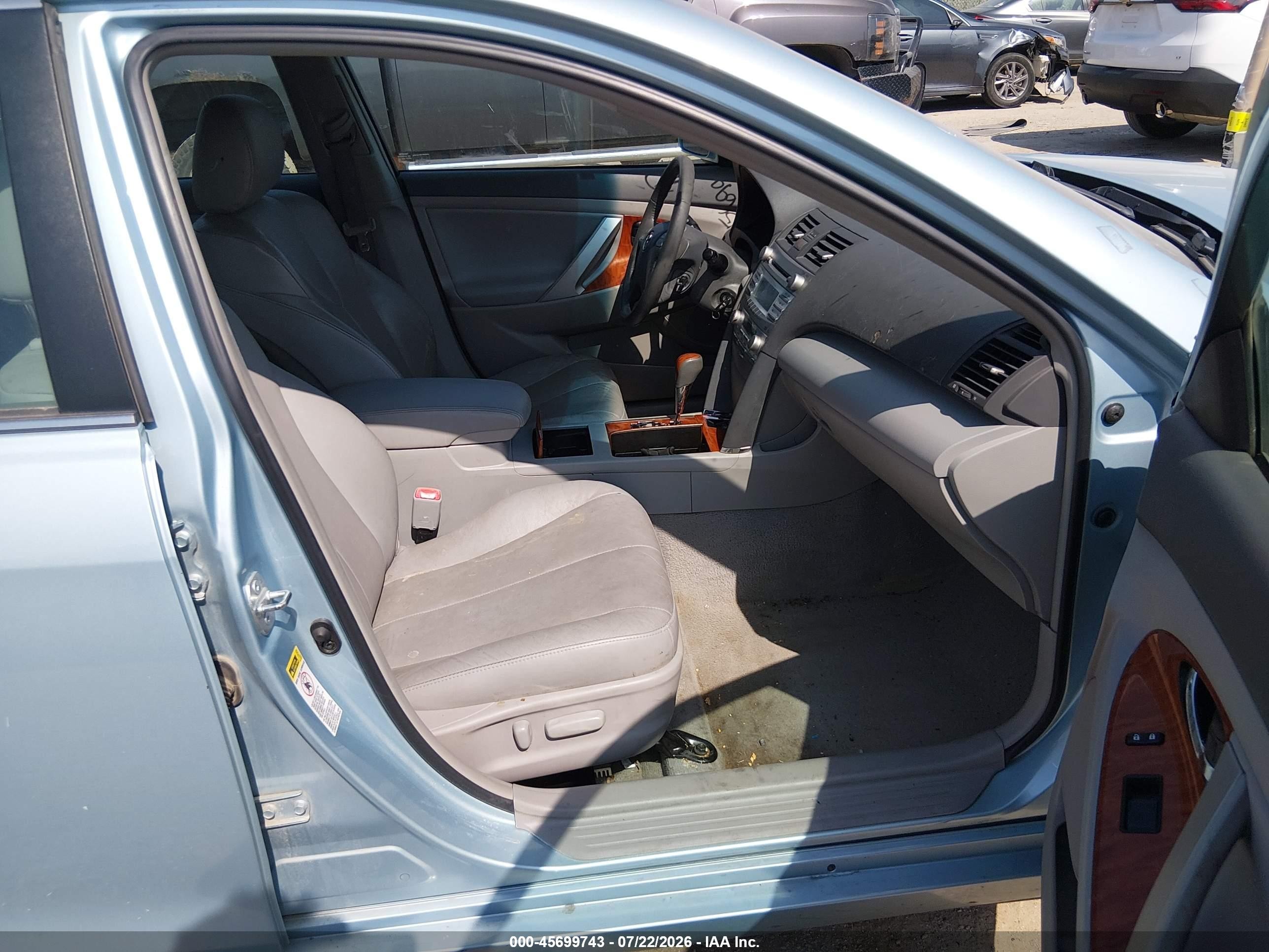 2009 Toyota Camry Xle Blue vin: 4T4BE46KX9R102181