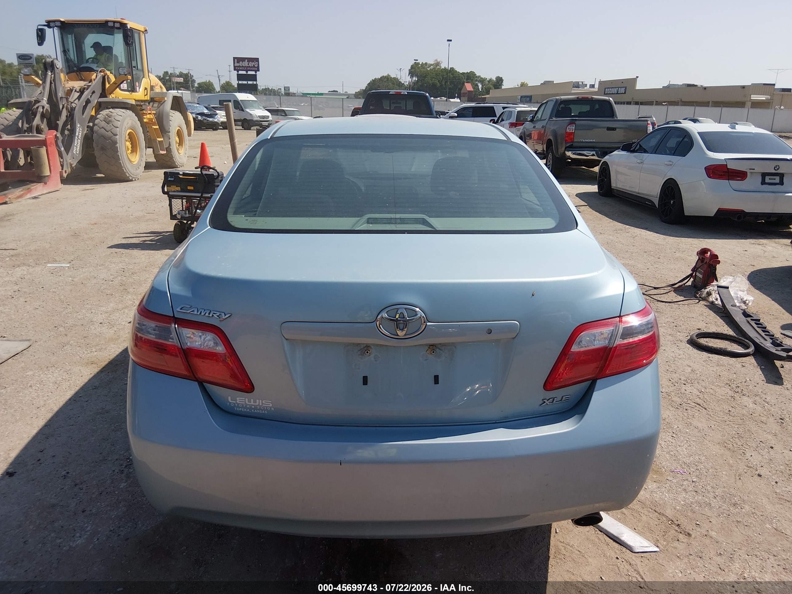 2009 Toyota Camry Xle Blue vin: 4T4BE46KX9R102181