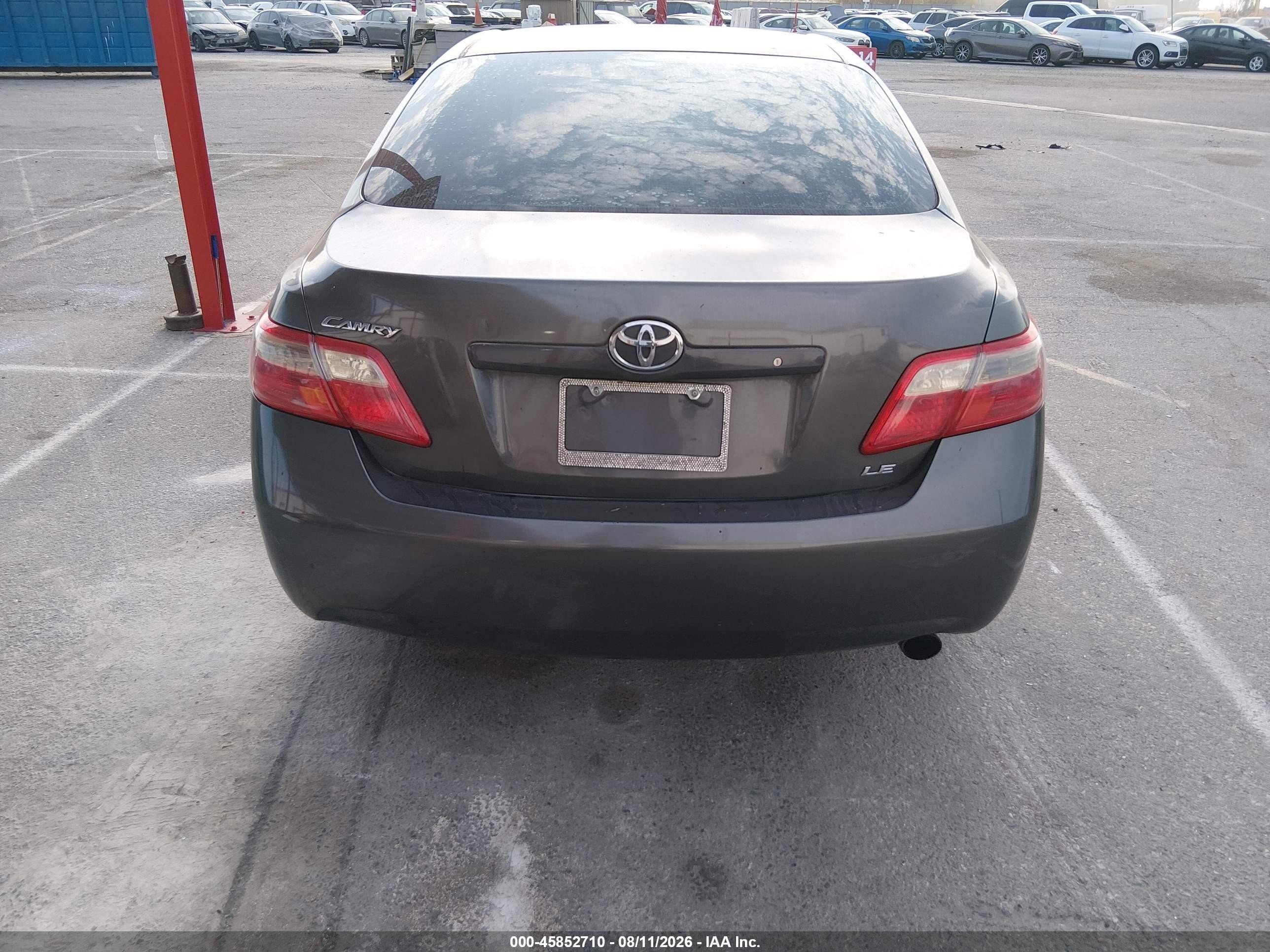 2009 Toyota Camry Le Gray vin: 4T4BE46KX9R103878