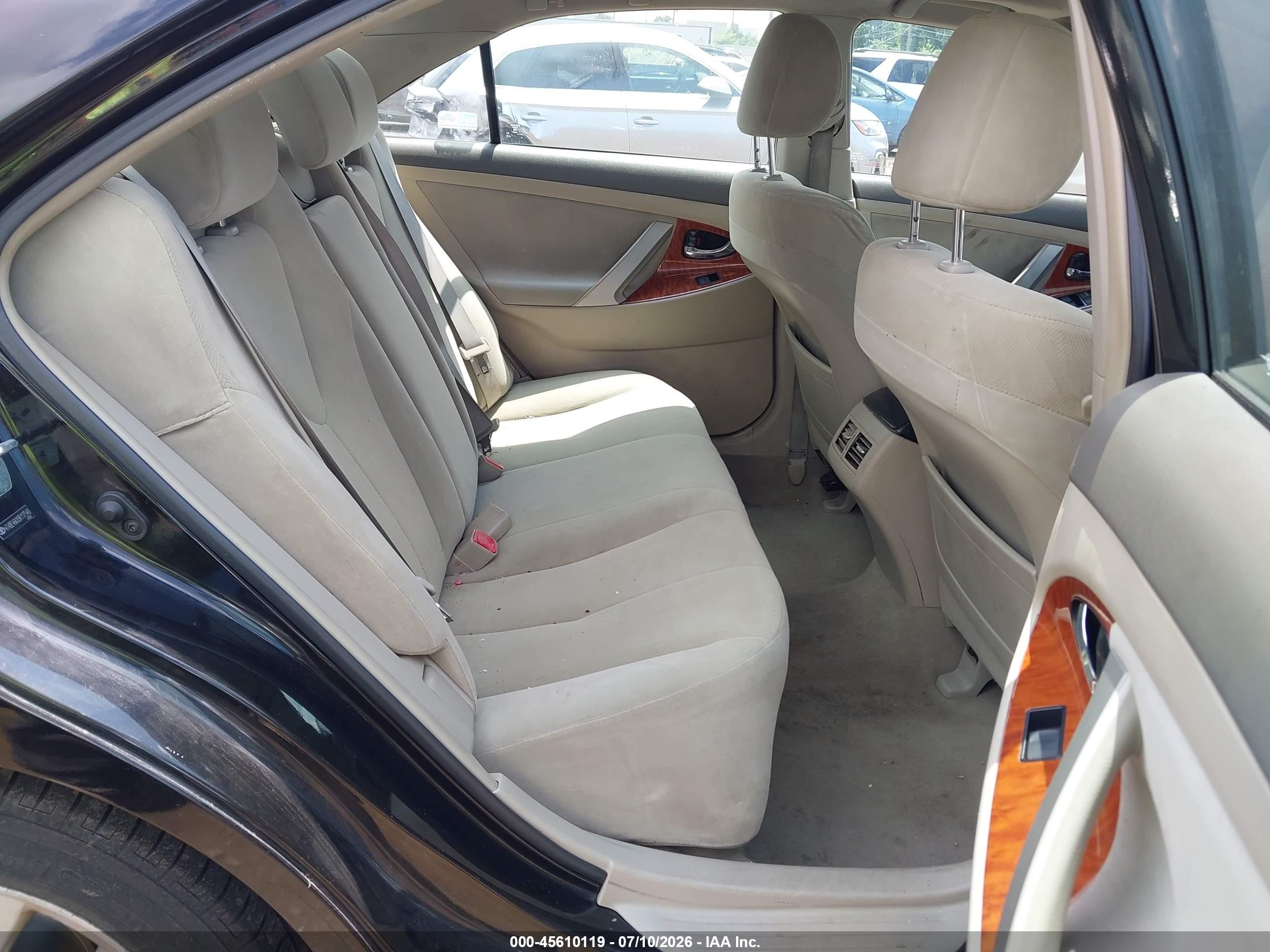 2009 Toyota Camry Xle Black vin: 4T4BE46KX9R117540