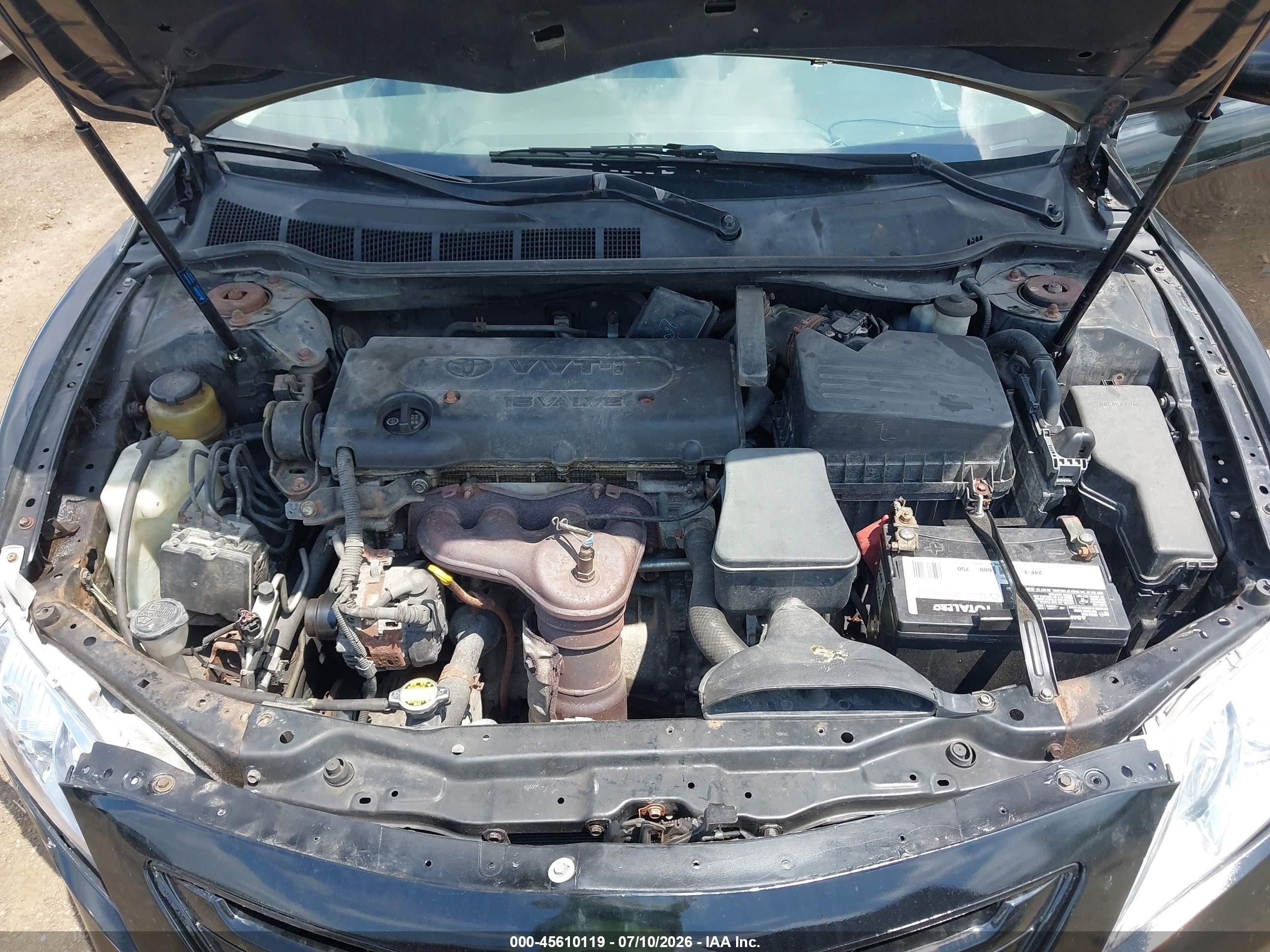 2009 Toyota Camry Xle Black vin: 4T4BE46KX9R117540