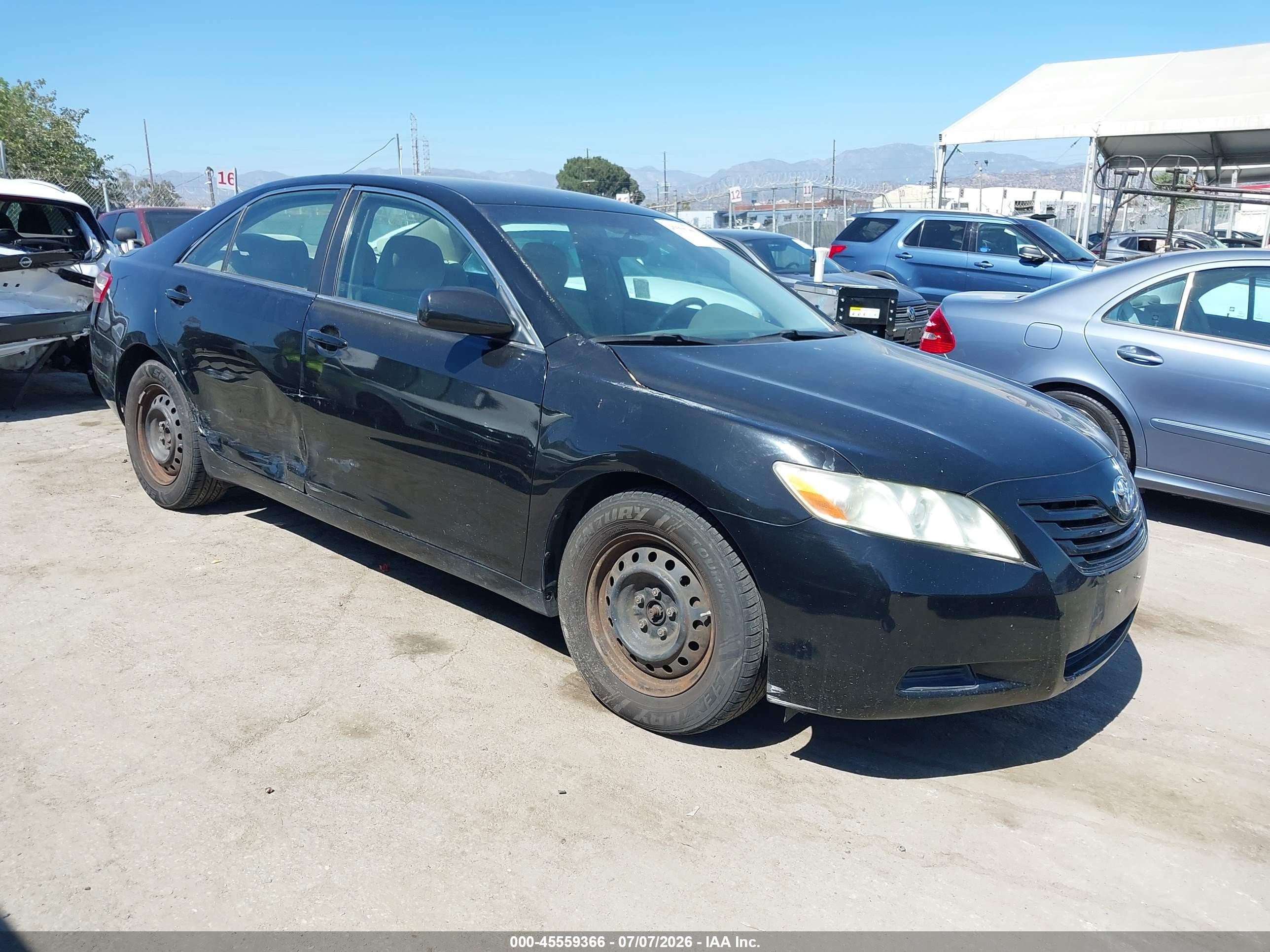 2009 Toyota Camry Le Black vin: 4T4BE46KX9R123872