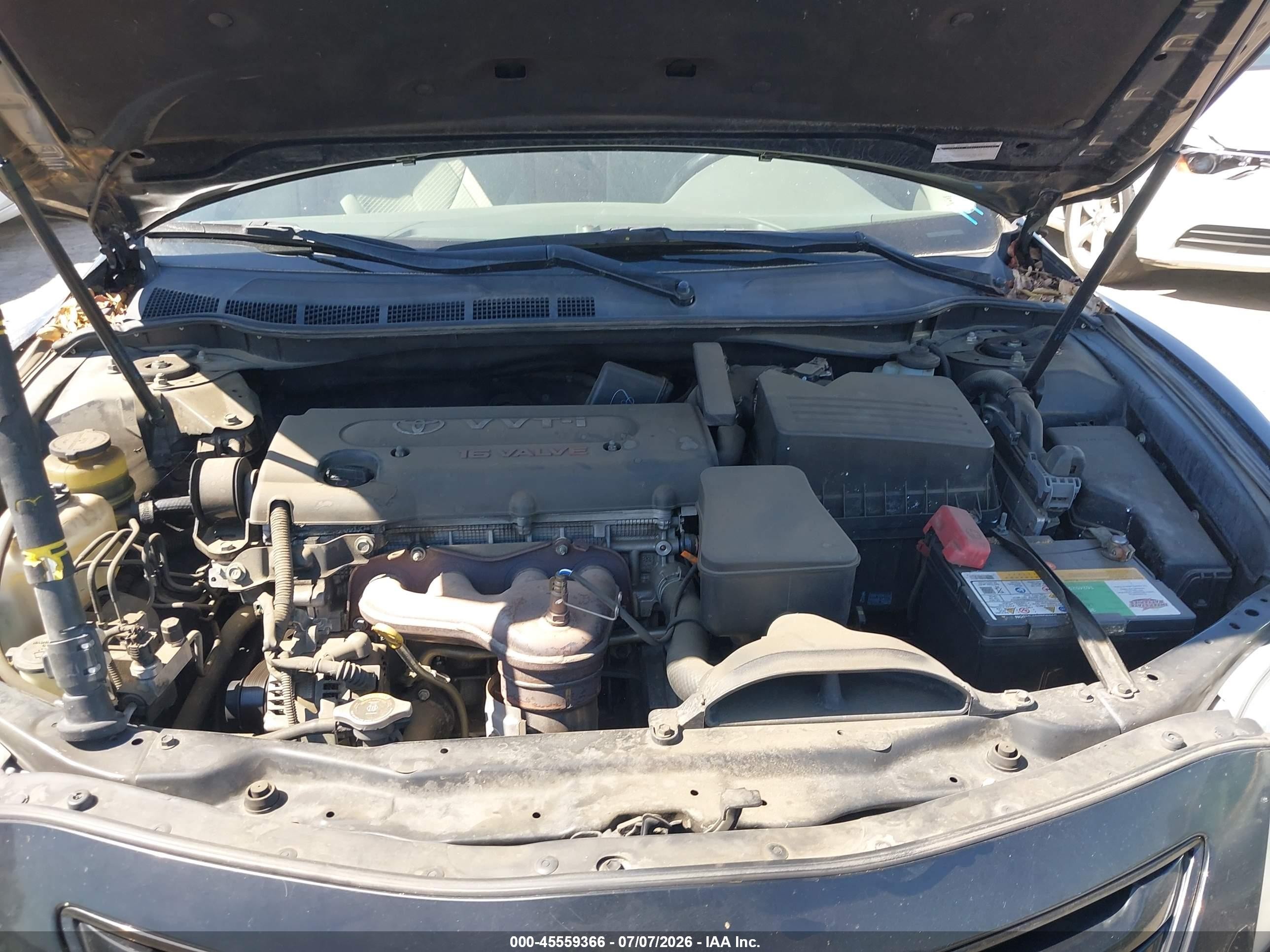 2009 Toyota Camry Le Black vin: 4T4BE46KX9R123872