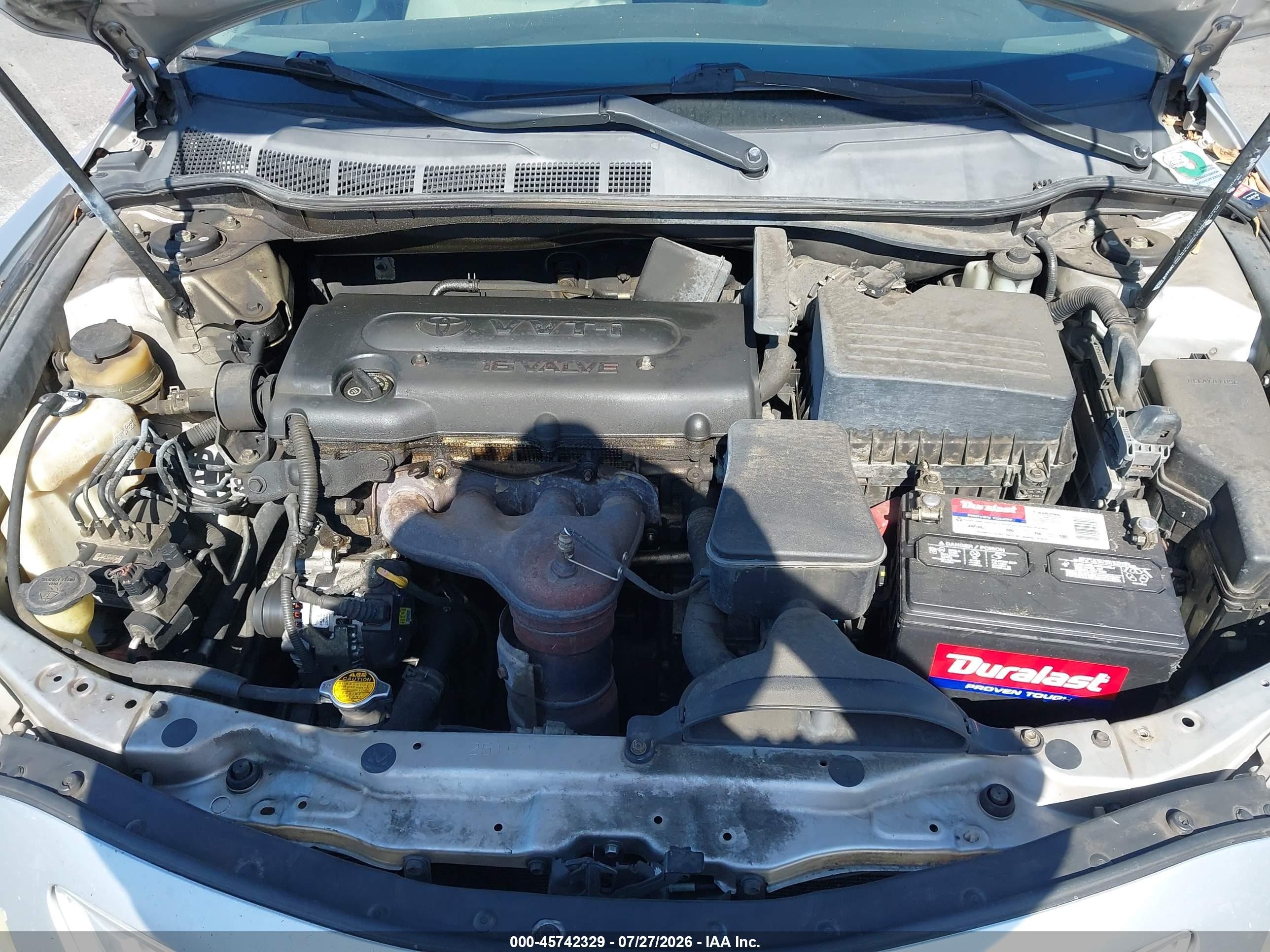 2009 Toyota Camry Le Серебряный vin: 4T4BE46KX9R126030