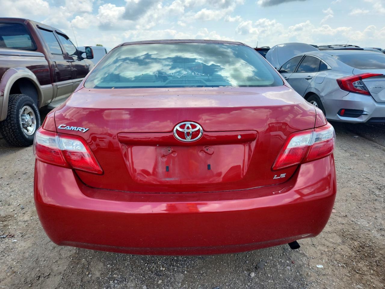 2009 Toyota Camry Le Red vin: 4T4BE46KX9R131809