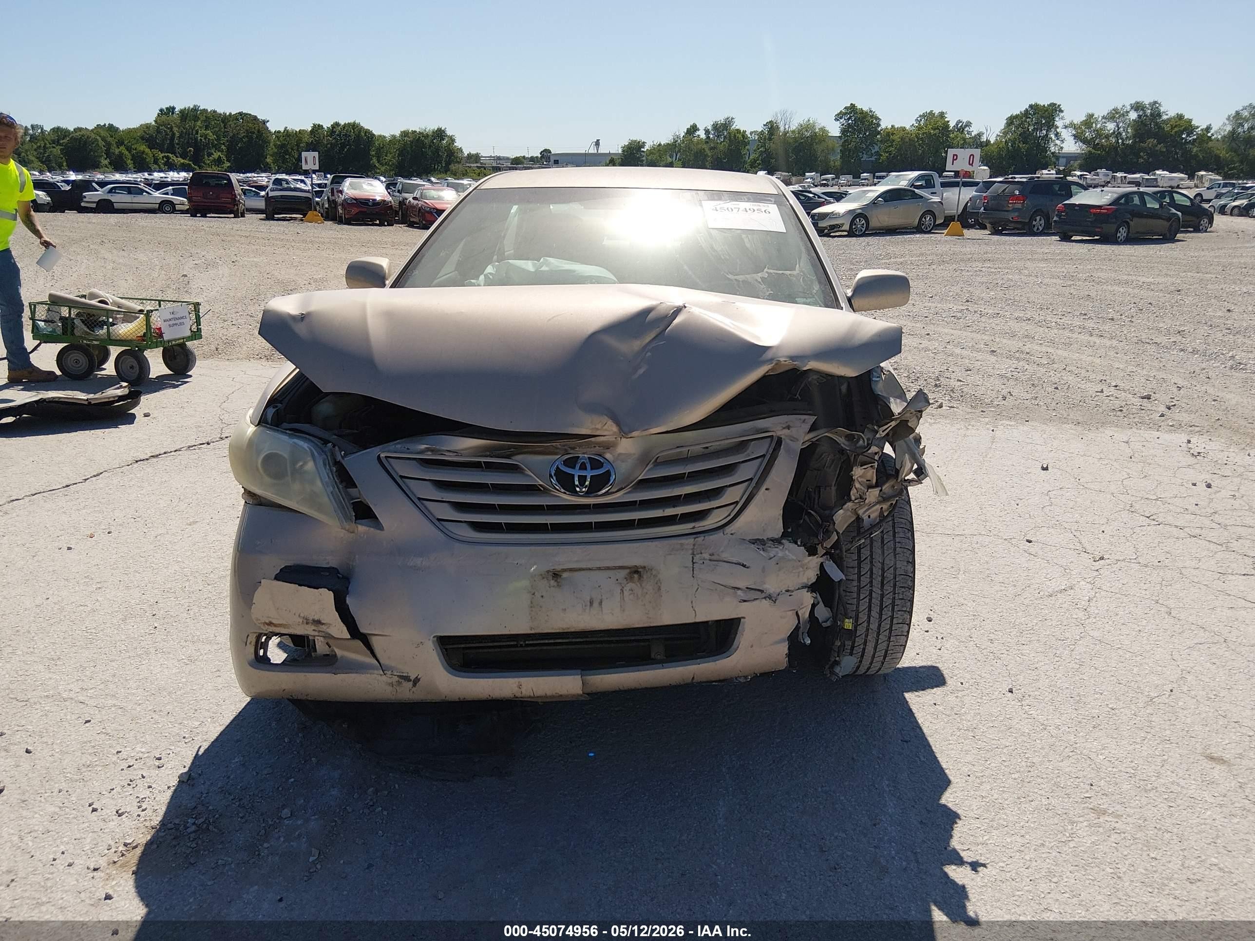 2009 Toyota Camry Le Beige vin: 4T4BE46KX9R134757