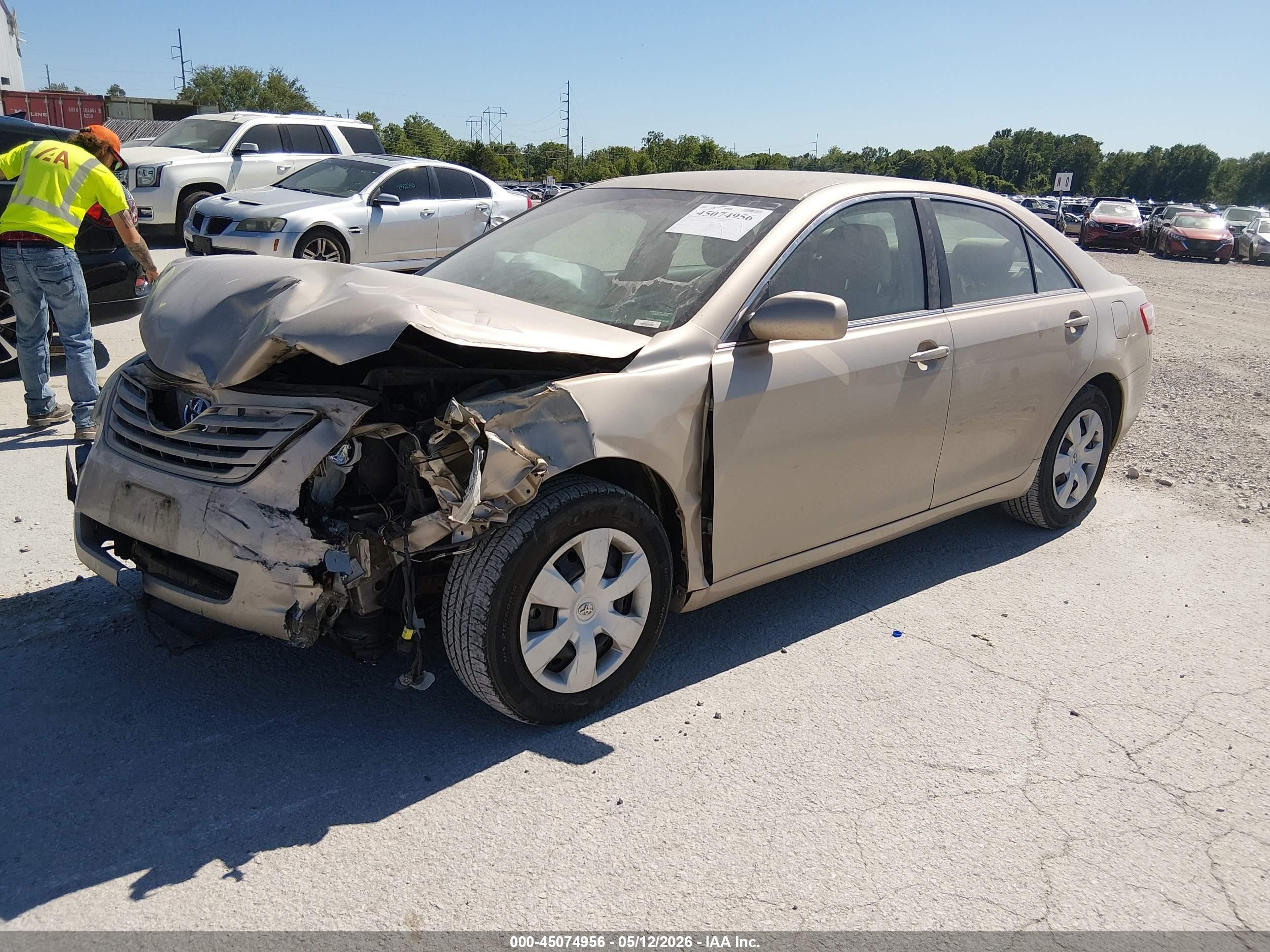 2009 Toyota Camry Le Beige vin: 4T4BE46KX9R134757