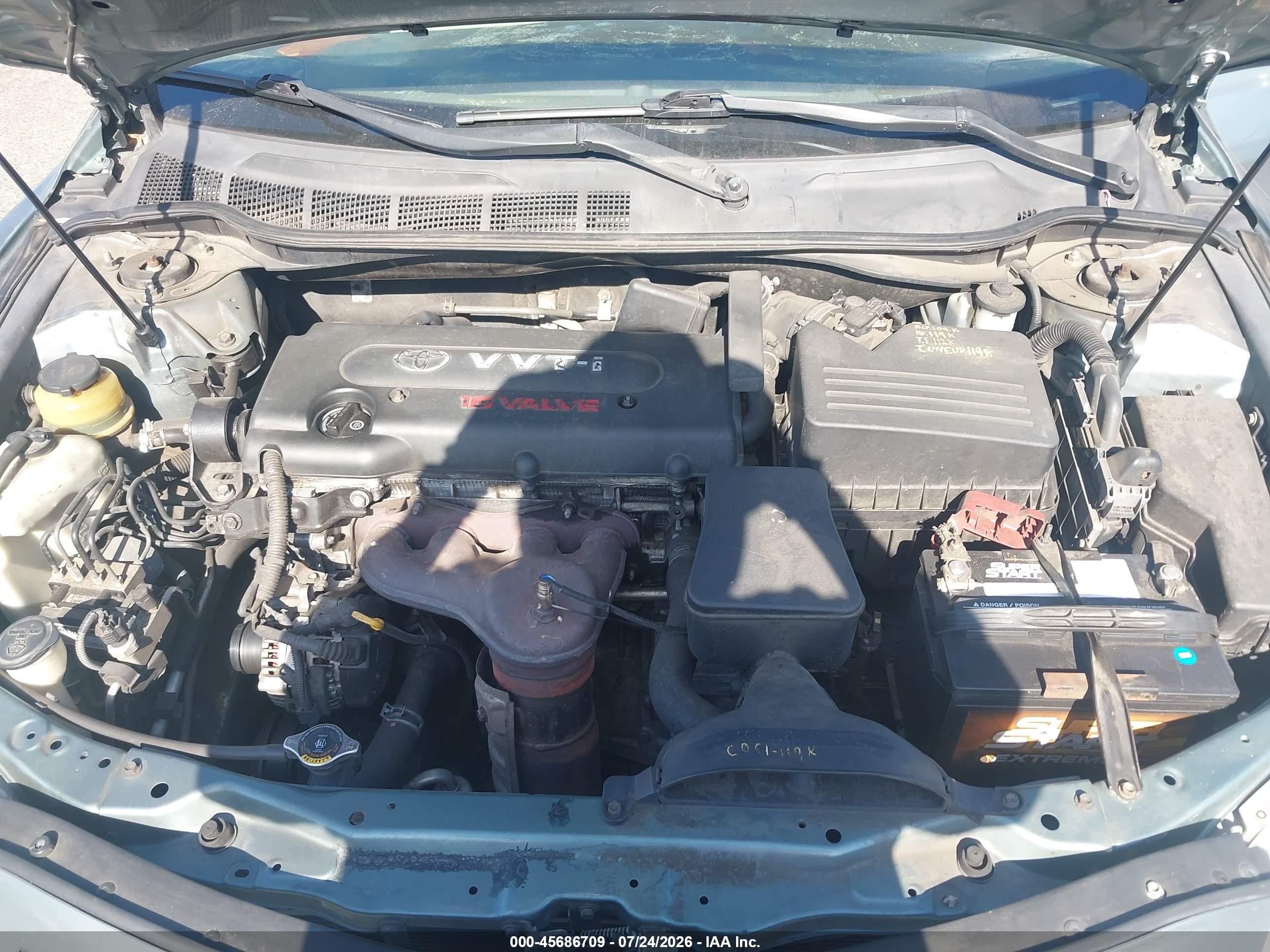 2009 Toyota Camry Le Green vin: 4T4BE46KX9R135536