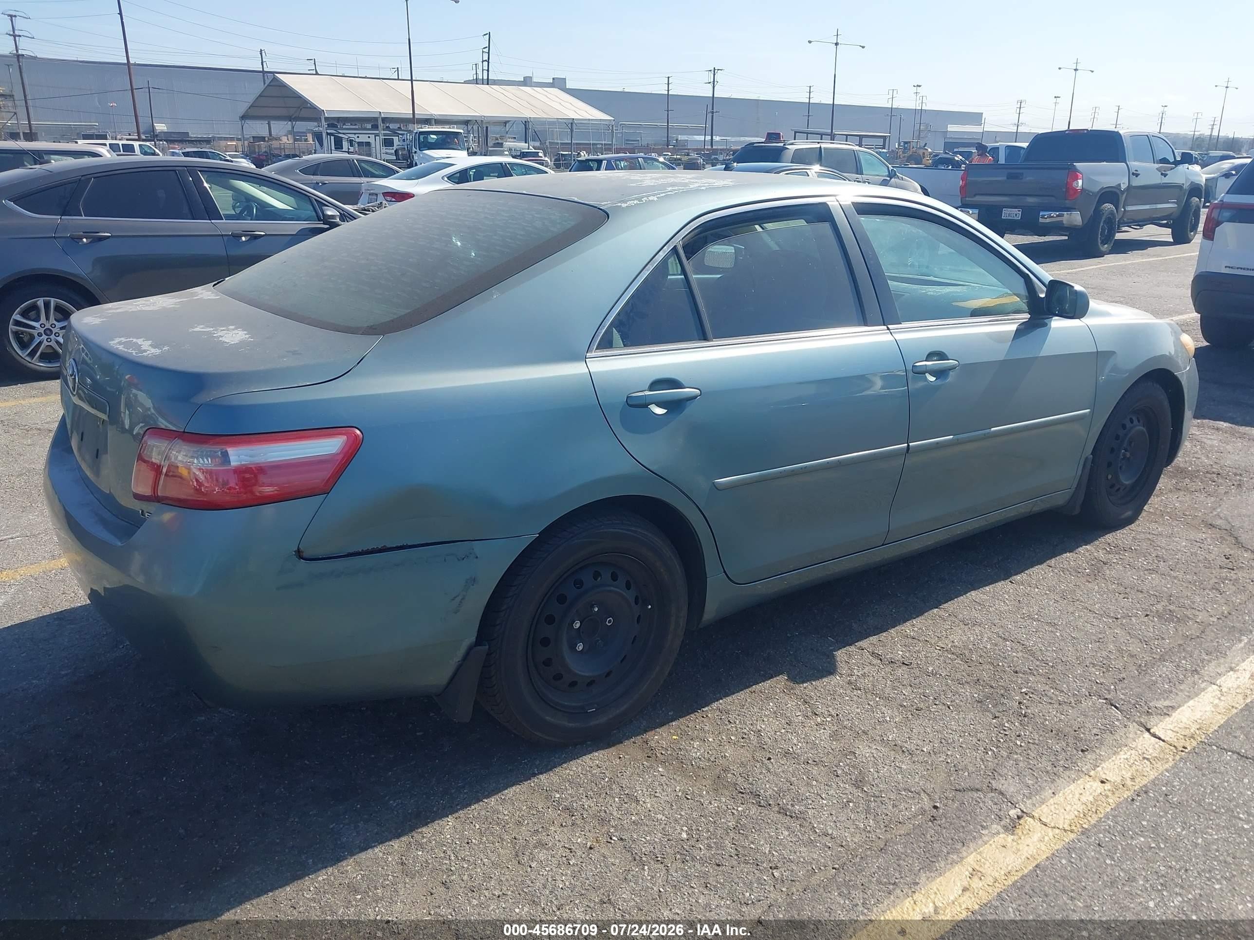 2009 Toyota Camry Le Green vin: 4T4BE46KX9R135536