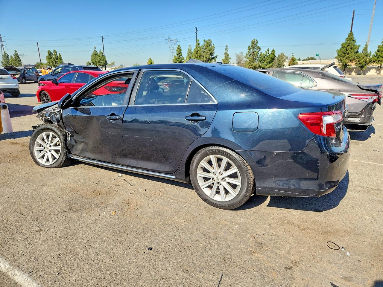 2012 Toyota Camry Xle Black vin: 4T4BF1FK0CR173635