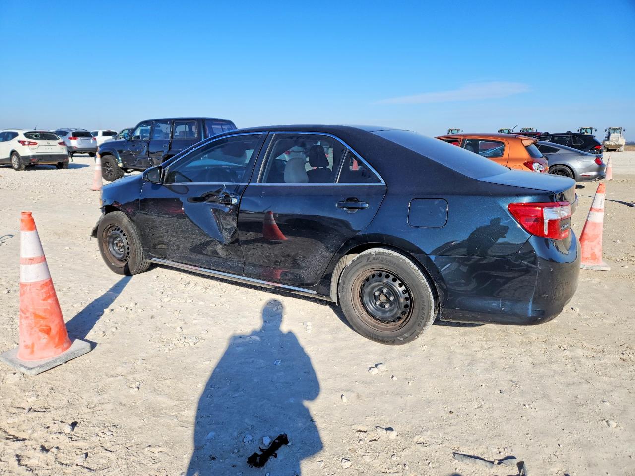 2012 Toyota Camry Base Black vin: 4T4BF1FK0CR175952