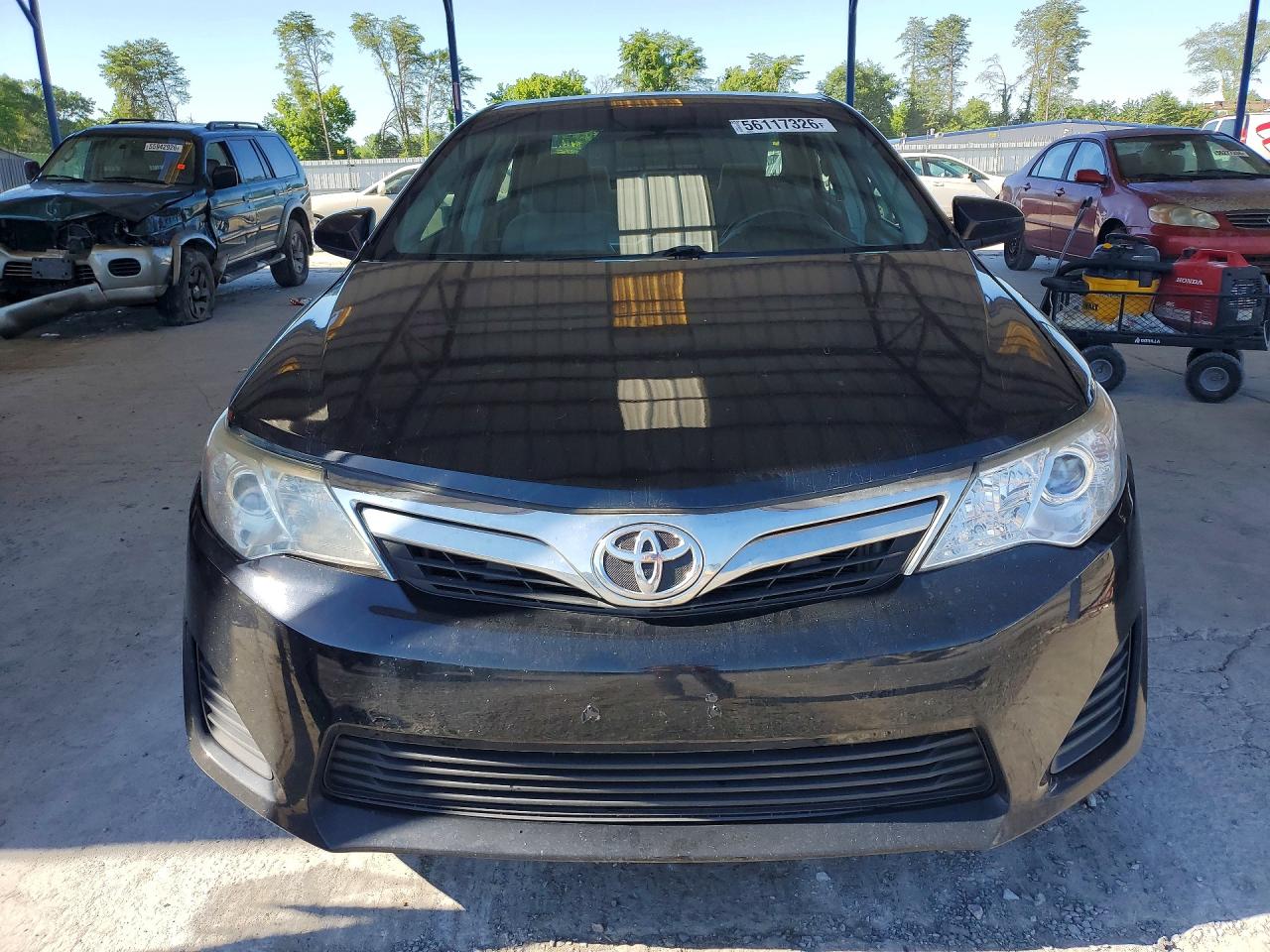 2012 Toyota Camry Le Black vin: 4T4BF1FK0CR176468