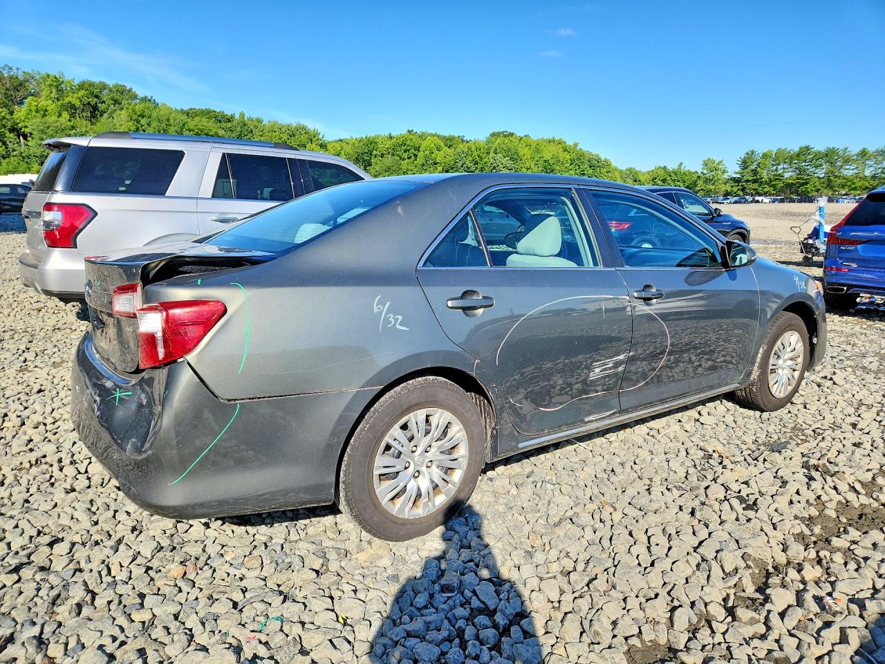 2012 Toyota Camry Le Зеленый vin: 4T4BF1FK0CR181850