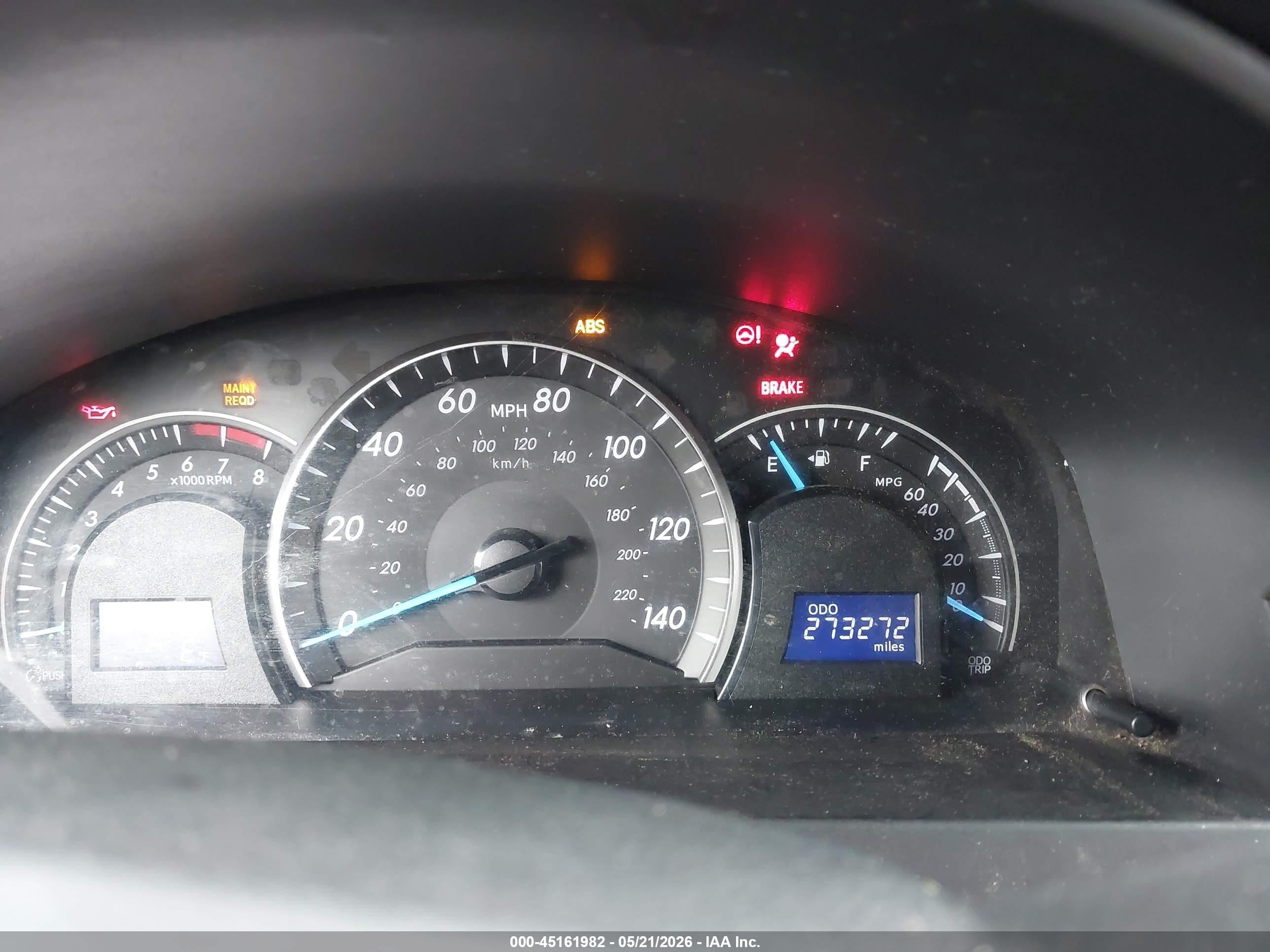 2012 Toyota Camry Le Silver vin: 4T4BF1FK0CR185817