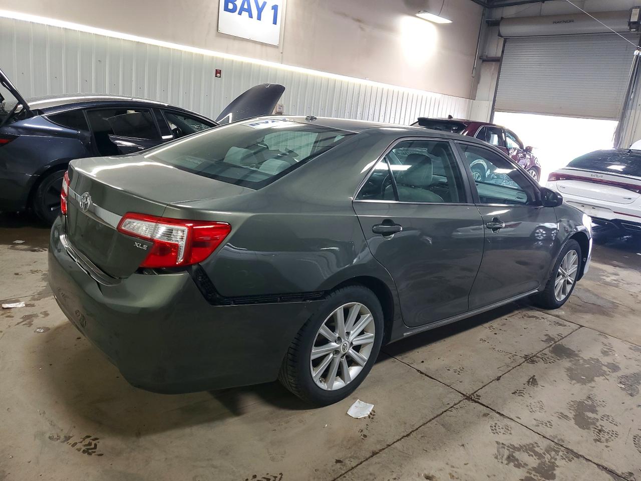 2012 Toyota Camry Xle Серый vin: 4T4BF1FK0CR198079