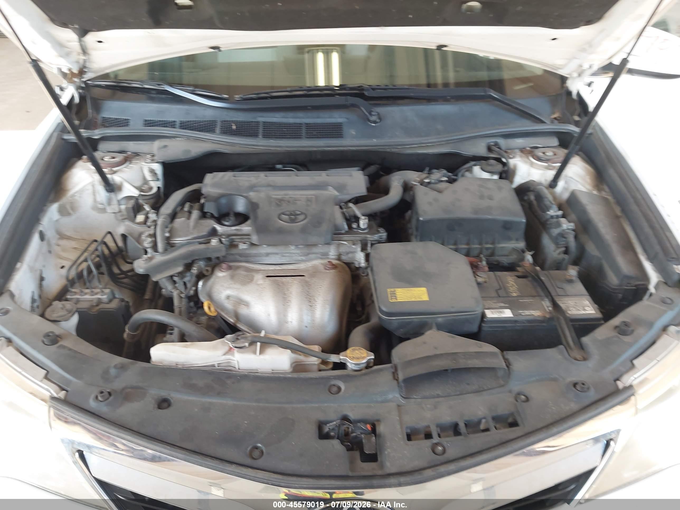 2012 Toyota Camry Xle White vin: 4T4BF1FK0CR201790