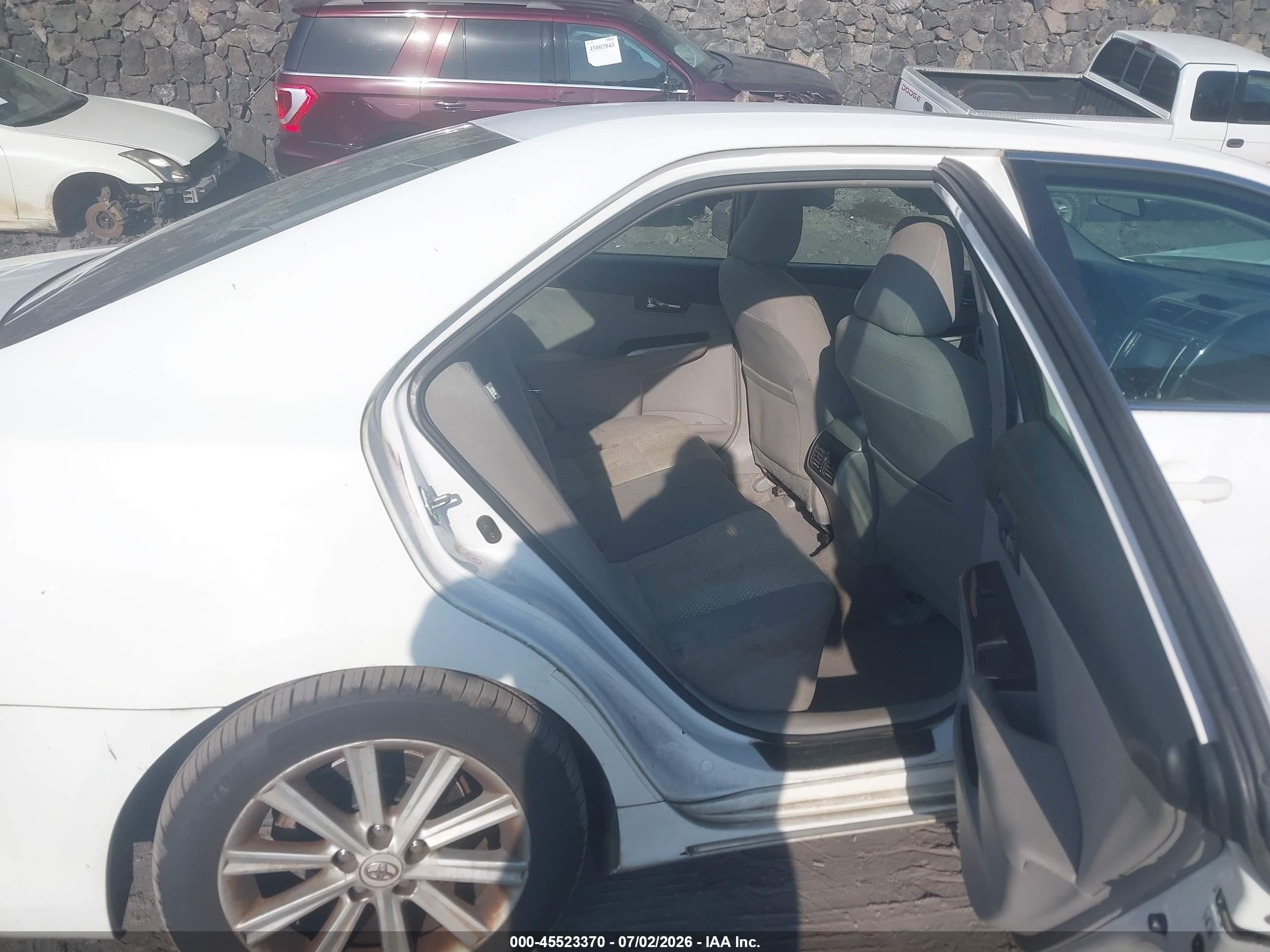 2012 Toyota Camry Xle Белый vin: 4T4BF1FK0CR207864