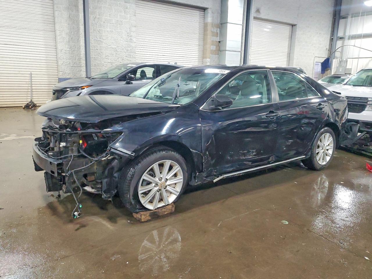 2012 Toyota Camry Xle Черный vin: 4T4BF1FK0CR213616