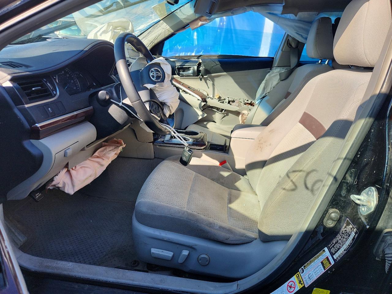 2012 Toyota Camry Xle Black vin: 4T4BF1FK0CR213616