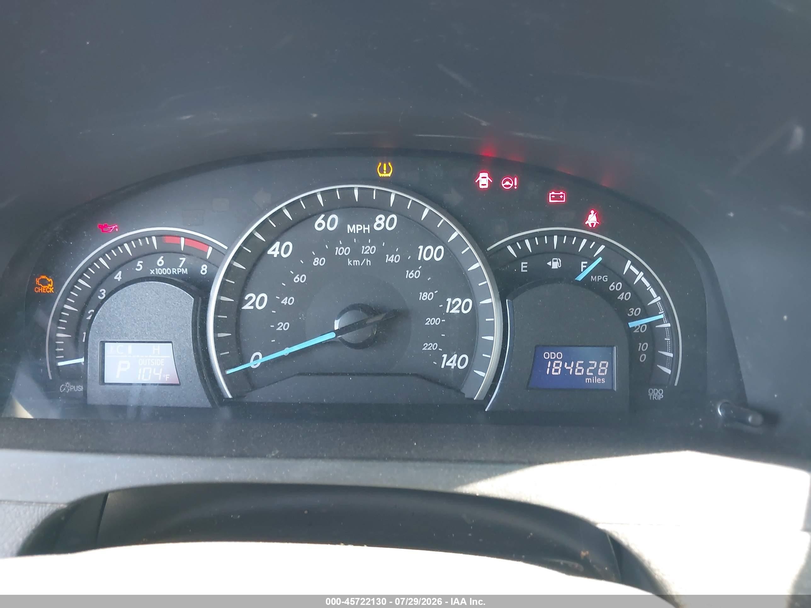 2012 Toyota Camry Le Серый vin: 4T4BF1FK0CR244185