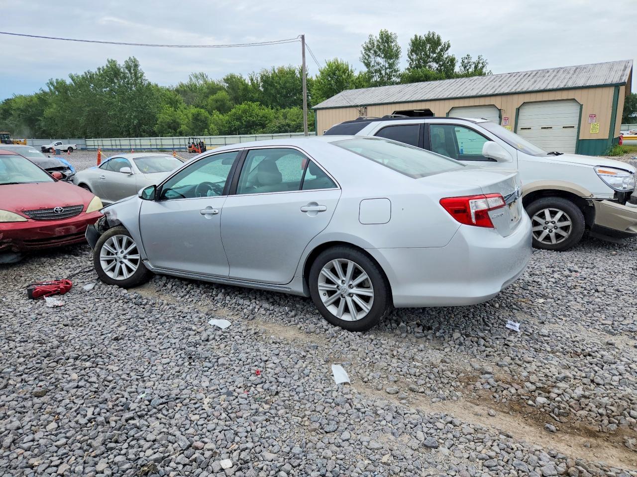 2012 Toyota Camry Xle Silver vin: 4T4BF1FK0CR254456
