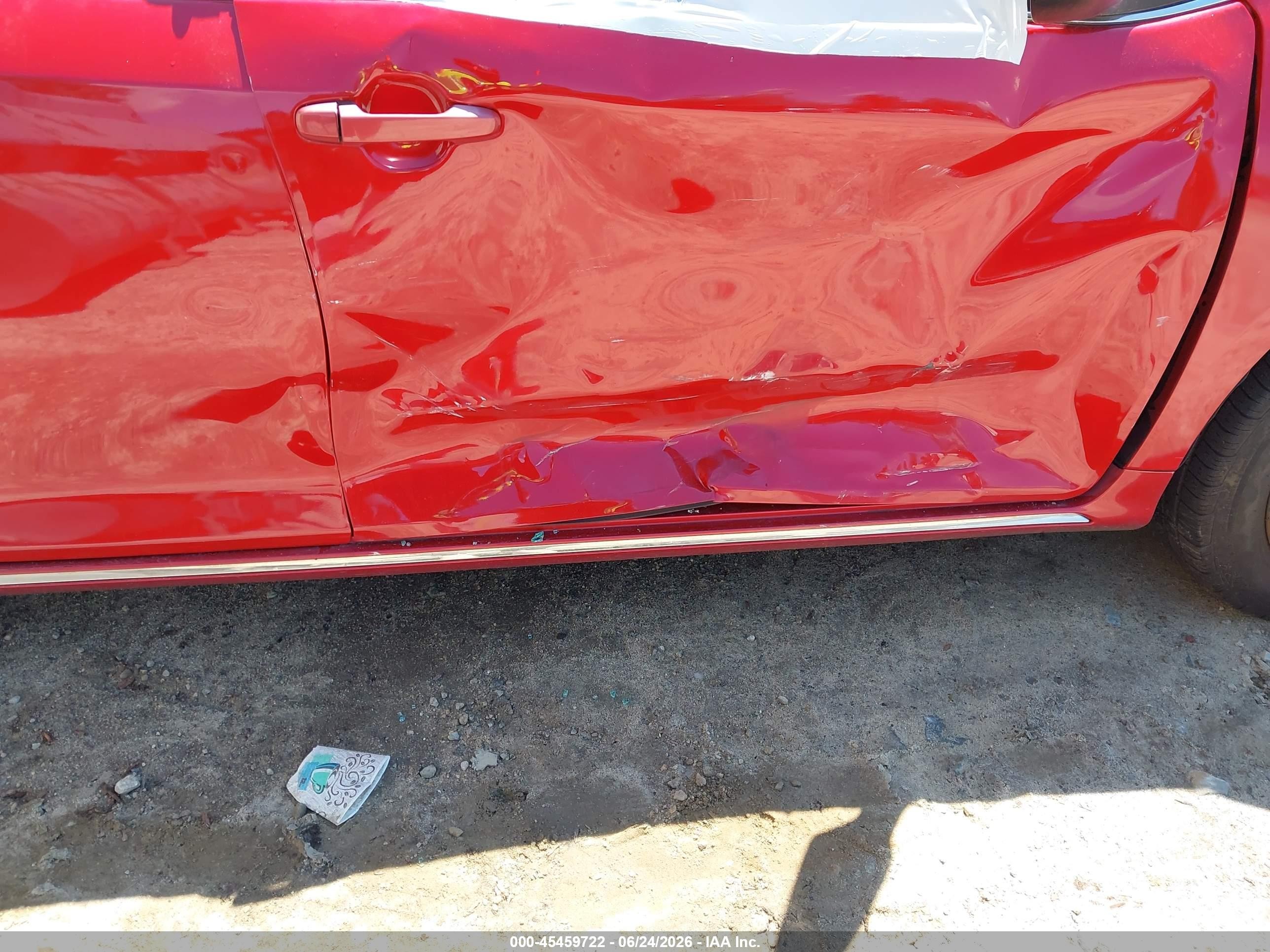 2012 Toyota Camry Le Red vin: 4T4BF1FK0CR256935