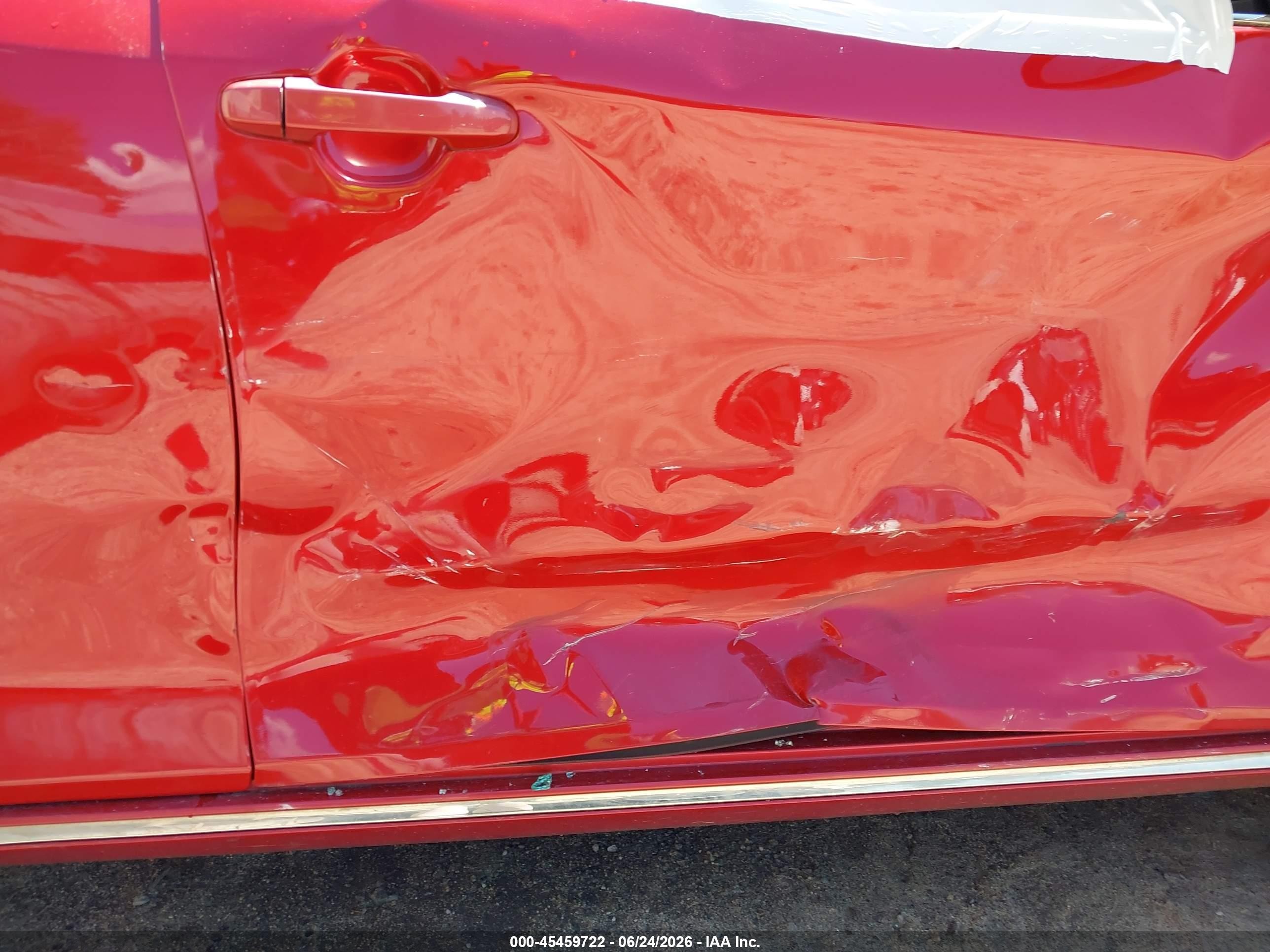 2012 Toyota Camry Le Red vin: 4T4BF1FK0CR256935