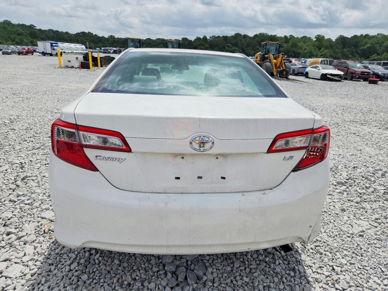 2012 Toyota Camry Le Белый vin: 4T4BF1FK0CR265554