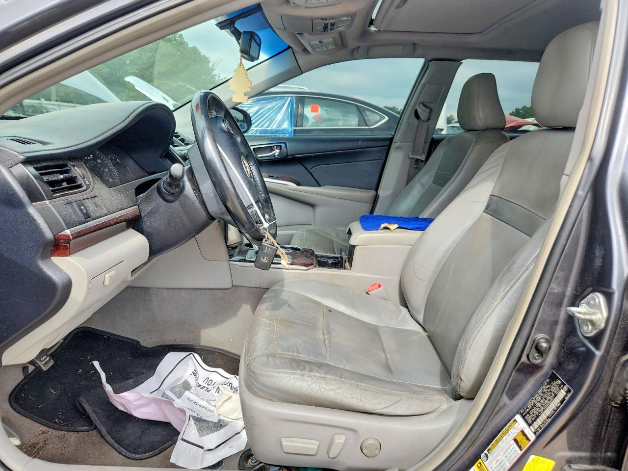 2013 Toyota Camry Xle Gray vin: 4T4BF1FK0DR286051