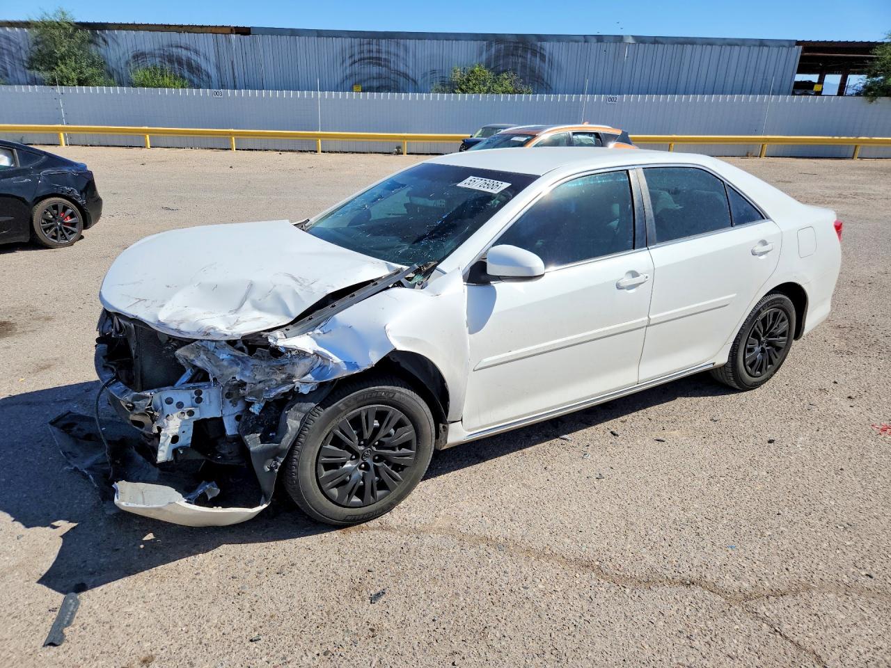 2013 Toyota Camry Le Белый vin: 4T4BF1FK0DR290956