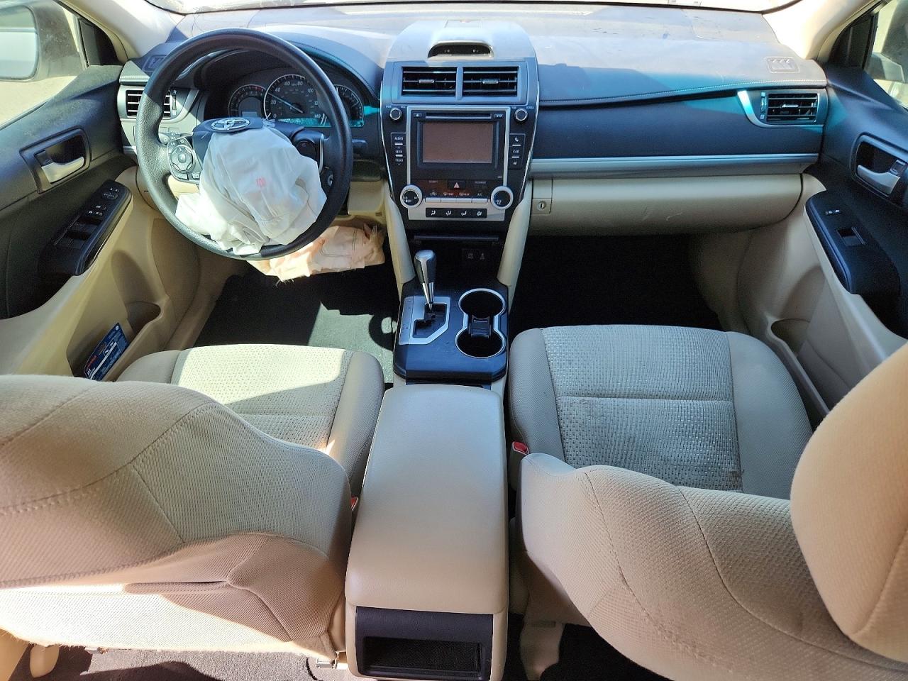 2013 Toyota Camry Le White vin: 4T4BF1FK0DR290956