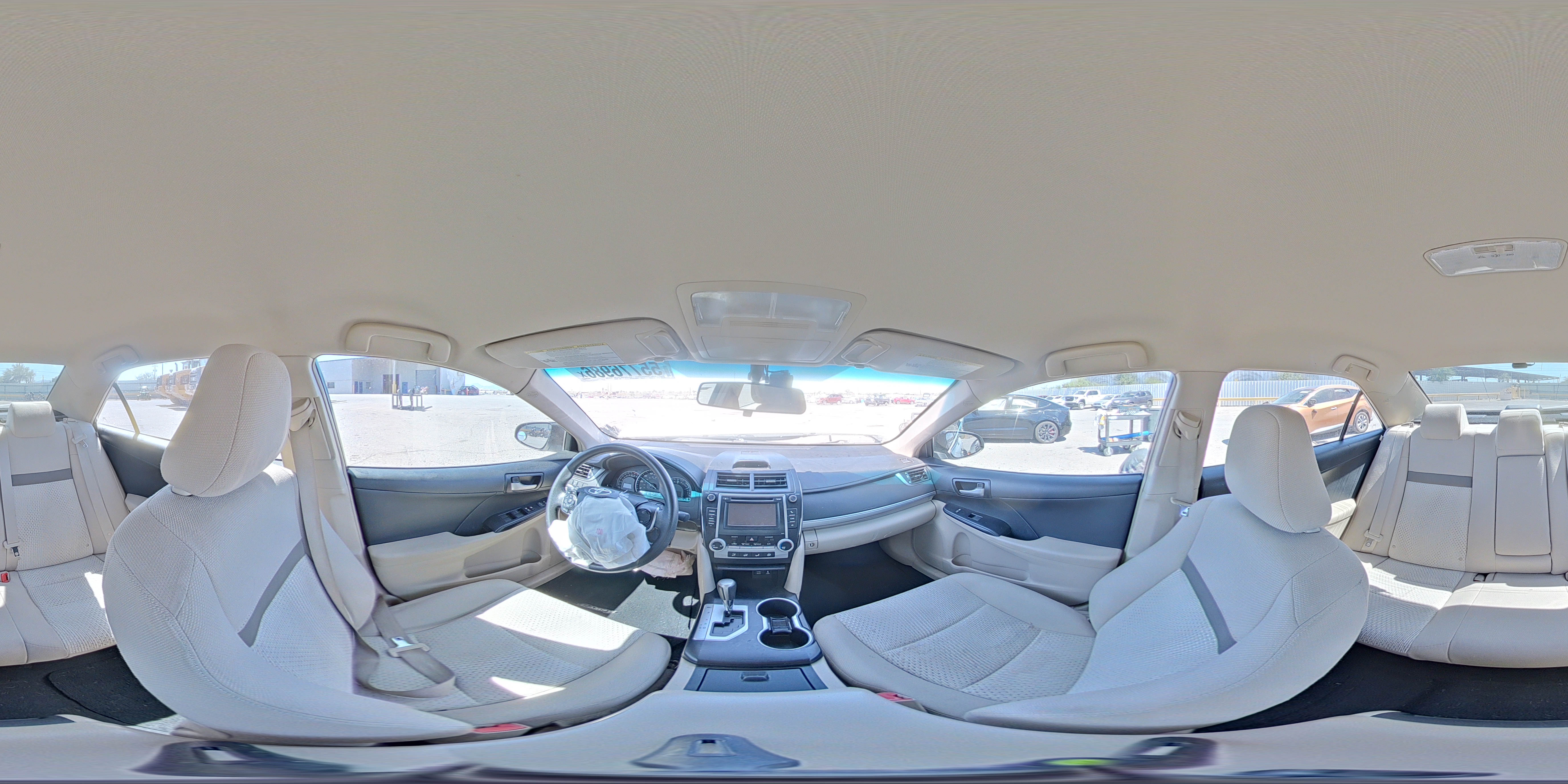 2013 Toyota Camry Le White vin: 4T4BF1FK0DR290956
