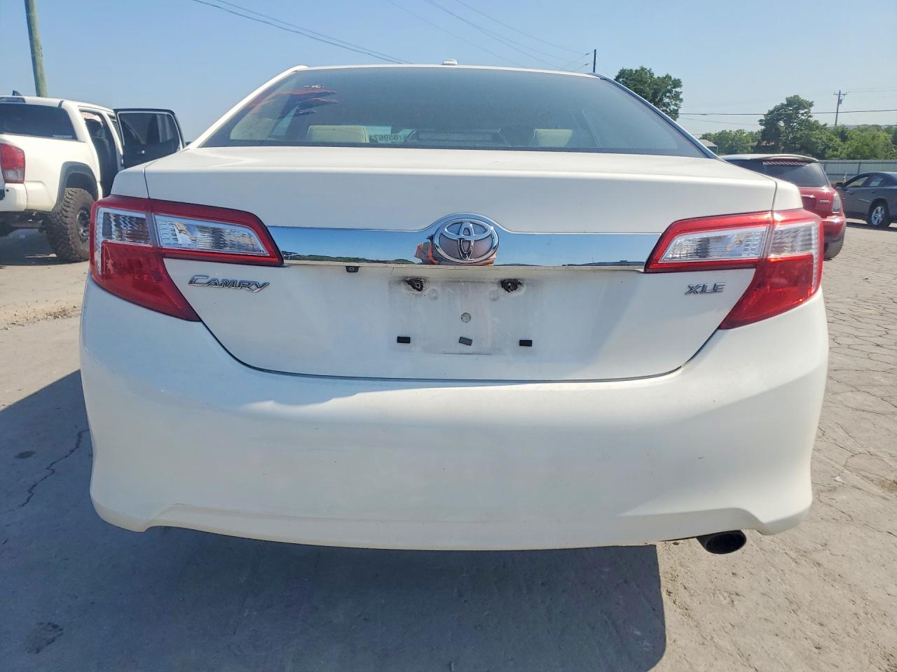 2013 Toyota Camry Xle White vin: 4T4BF1FK0DR292853