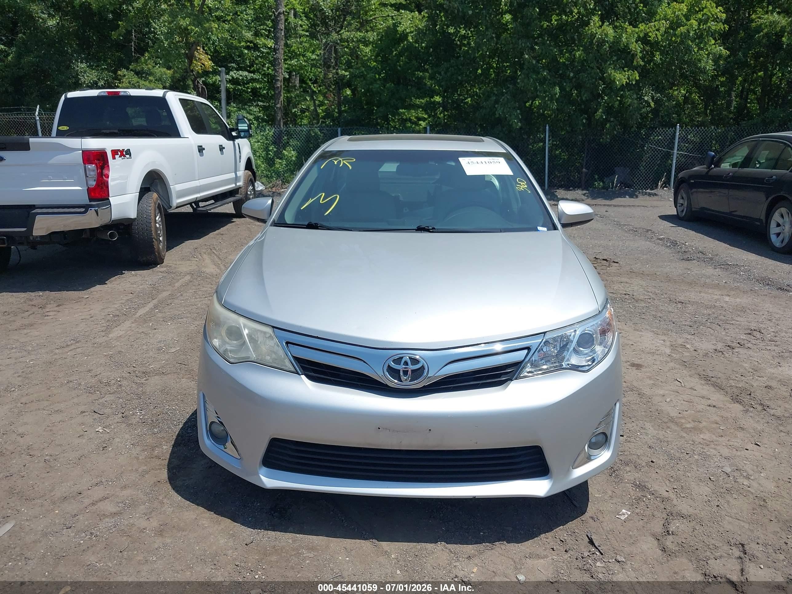 2013 Toyota Camry Xle Silver vin: 4T4BF1FK0DR298748